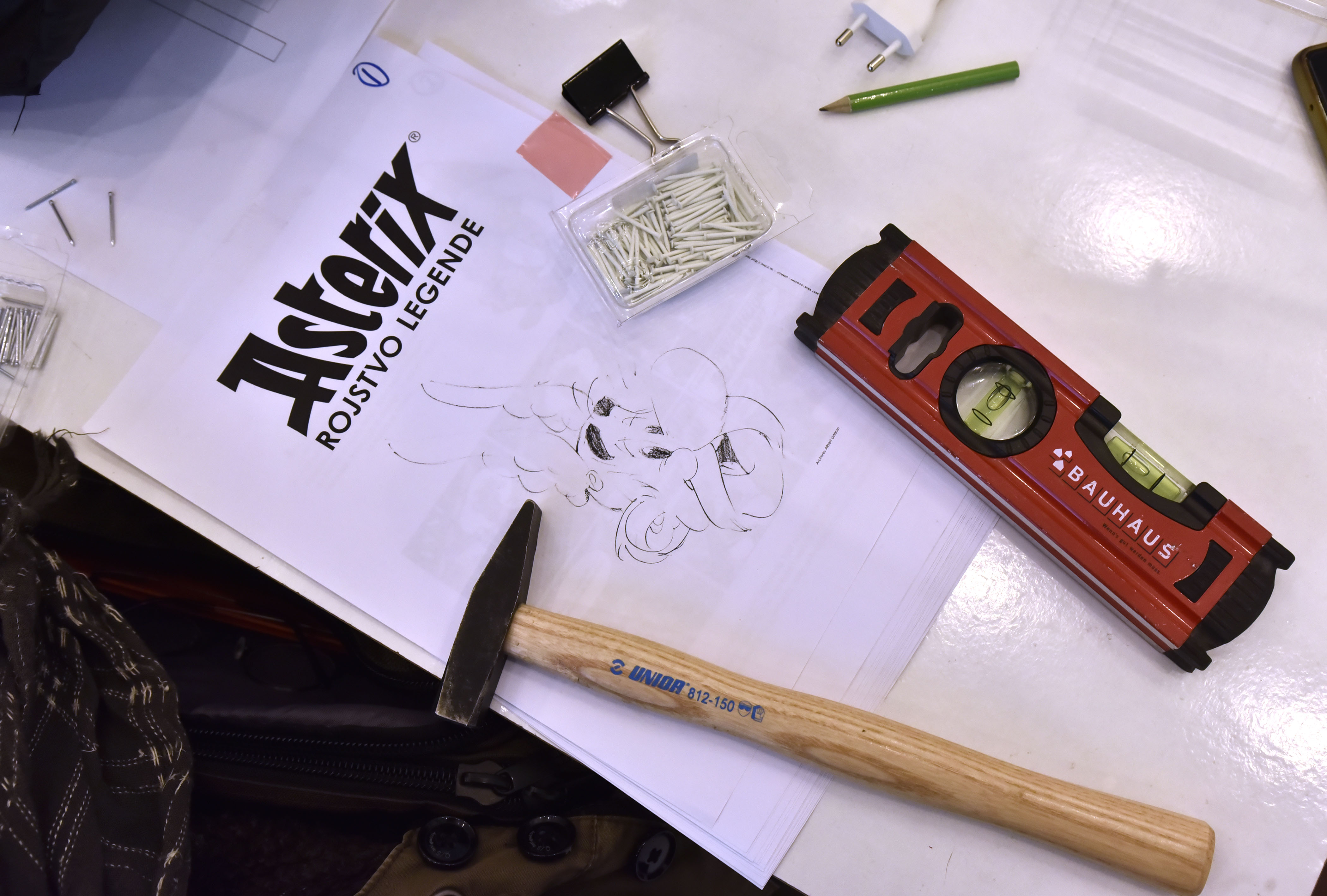 Galerija Kresija priprave razstava o Asteriksu