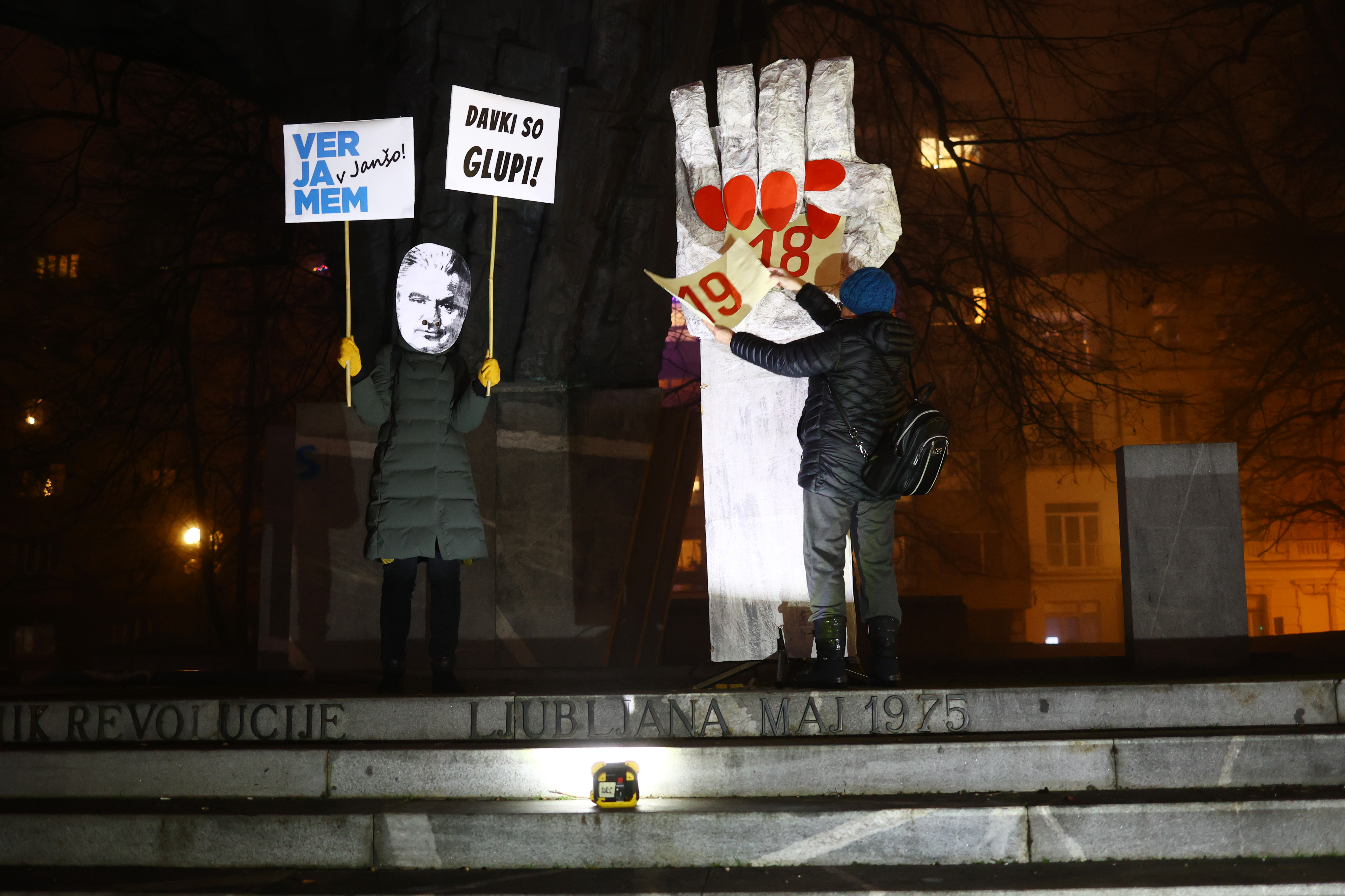 Petkov Proti vladni protest