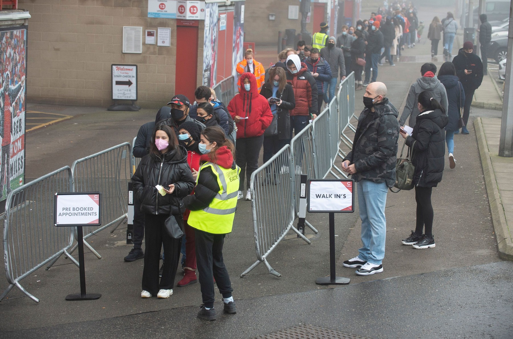 Valley boosters, Charlton, South East London, UK - 19 Dec 2021