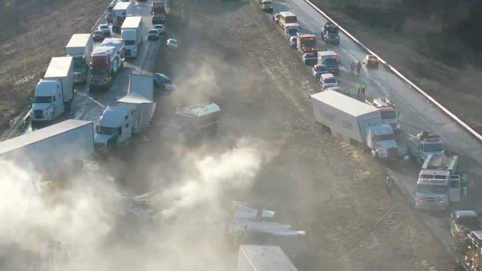 wisconsin, verižno trčenje