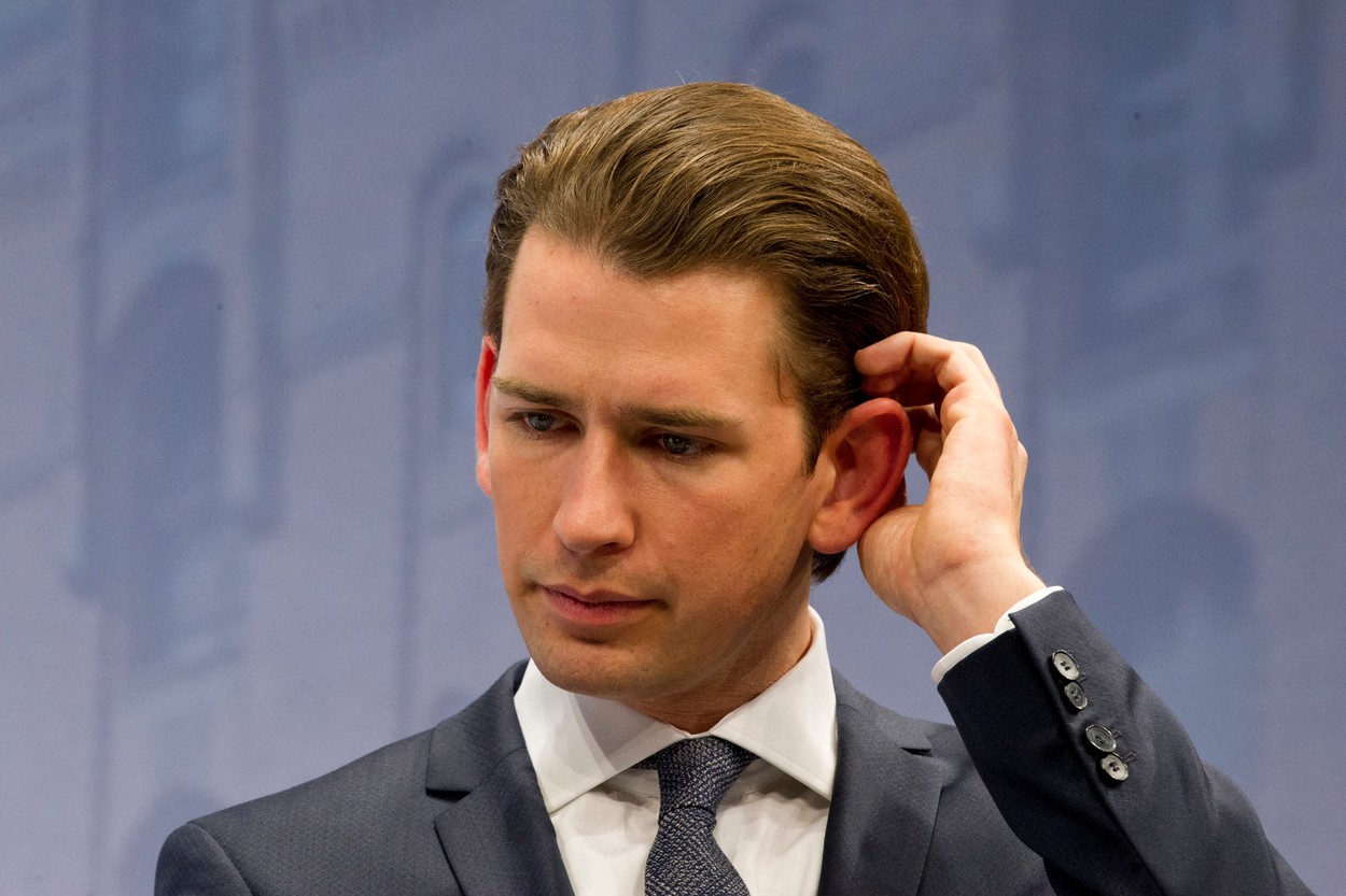 sebastian, kurz, avstrija