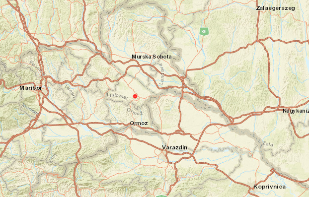 Ljutomer, potresni sunek,