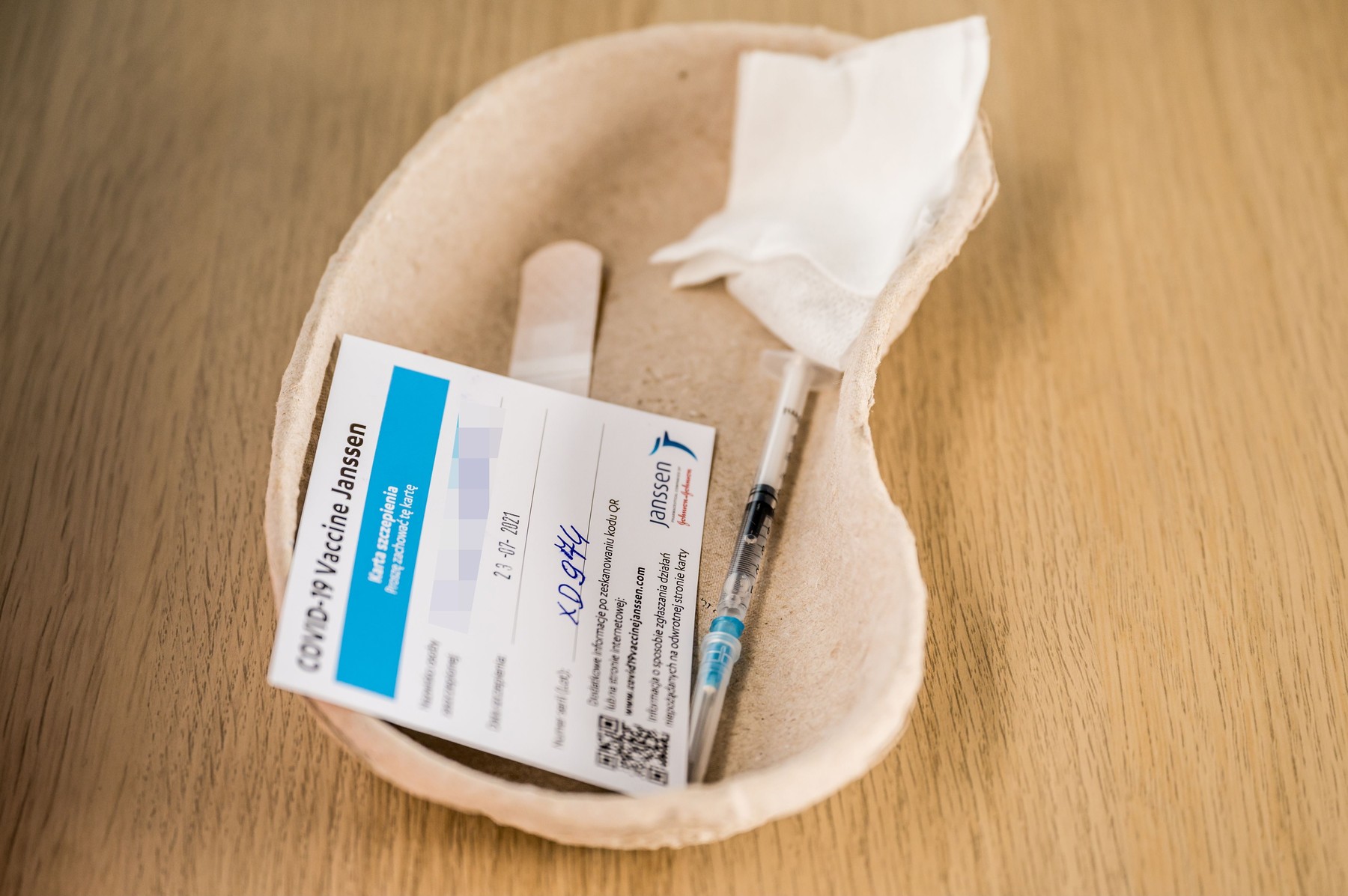 COVID-19 Vaccine mobile Bus, Gdynia, Poland - 23 Jul 2021