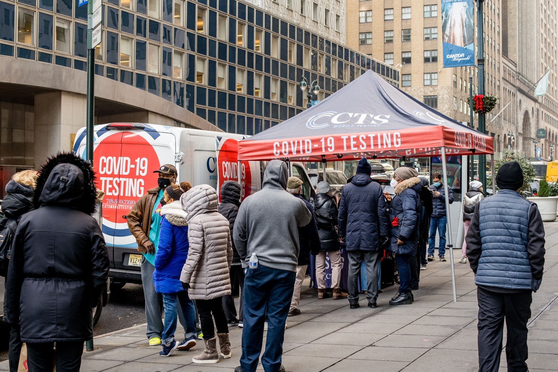Daily Life in New York City, US - 22 Dec 2021