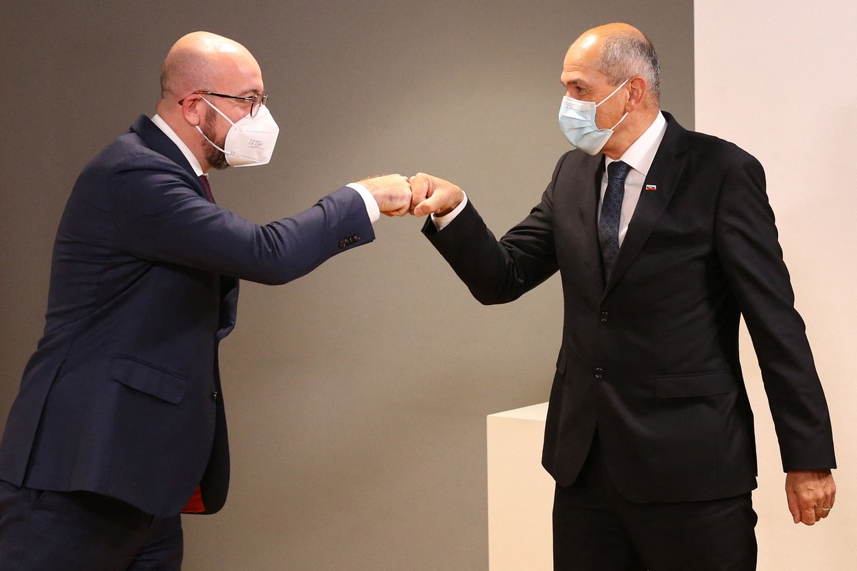 charles, michel, janez, janša