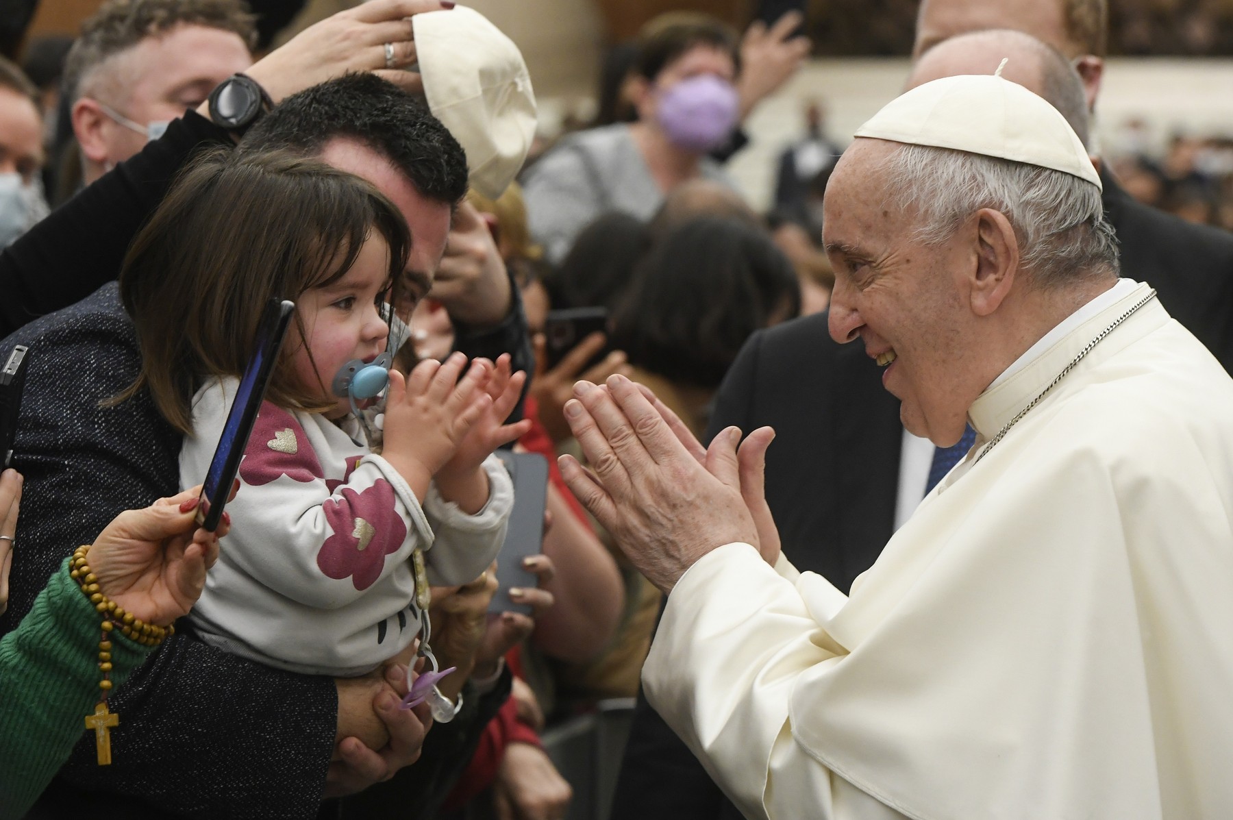 Pope Francis during his weekly general audience, The Vatican, Italy - 29 Dec 2021