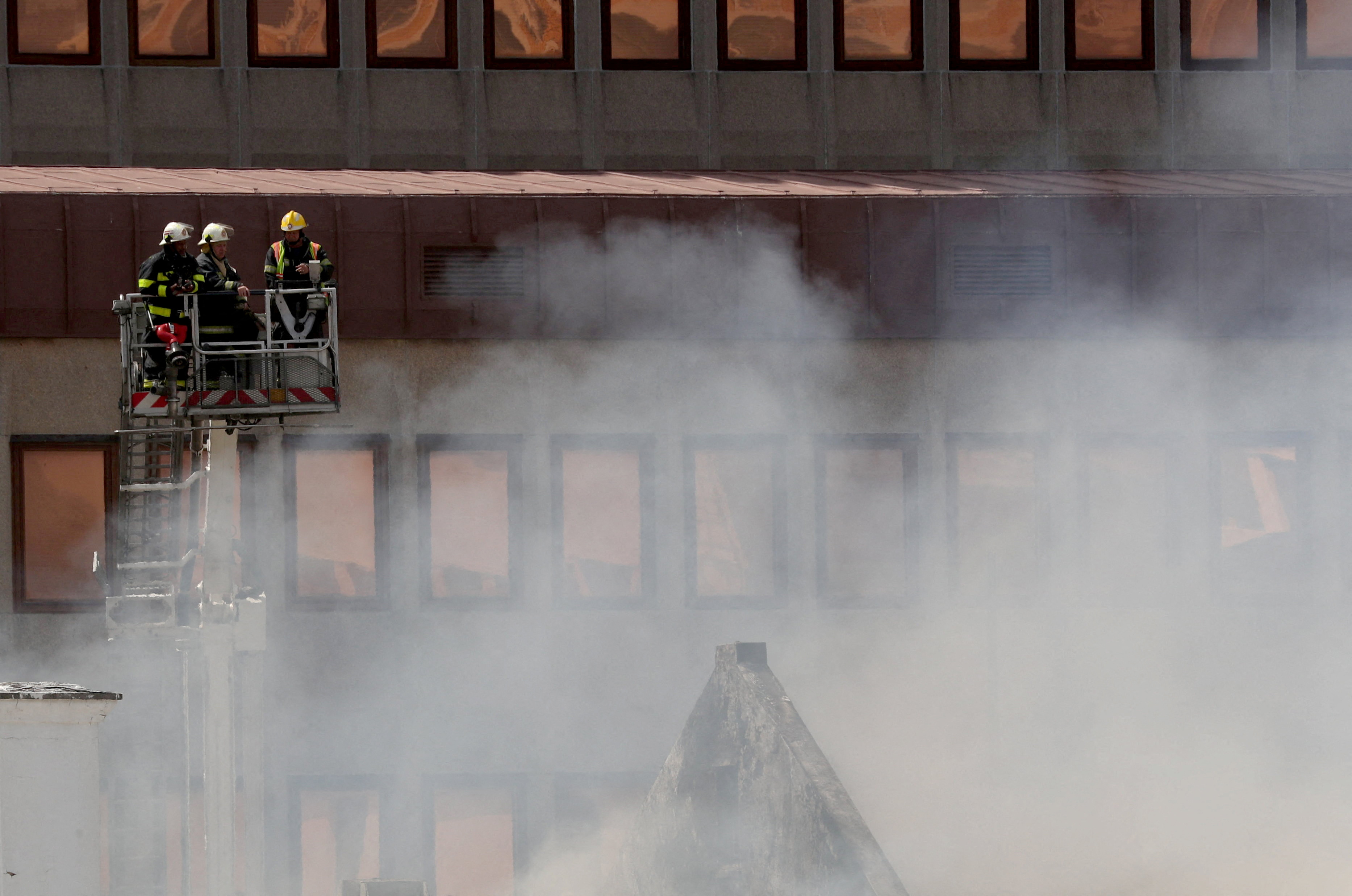 Požar v južnoafriškem parlamentu