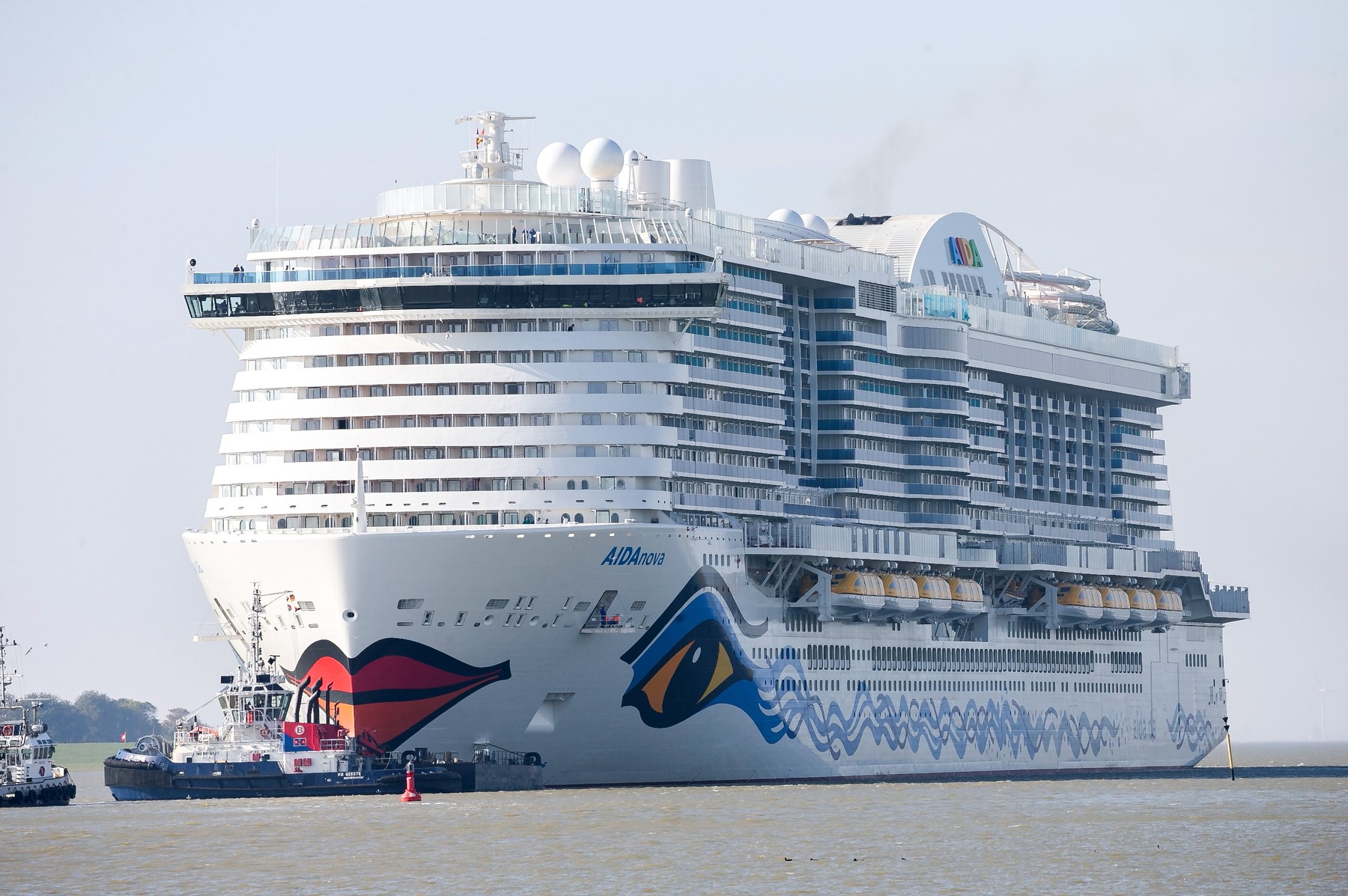 Aidanova, križarjenje, ladja