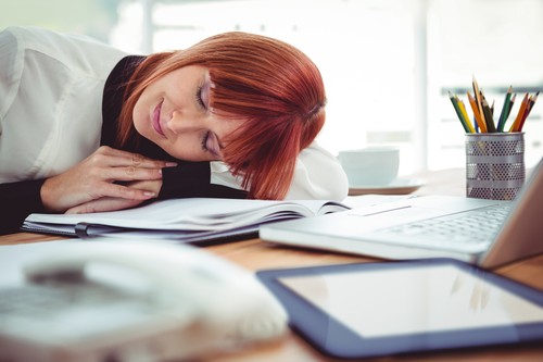 spanje, ženska, pisarna, računalnik, tablica, pisala, telefon