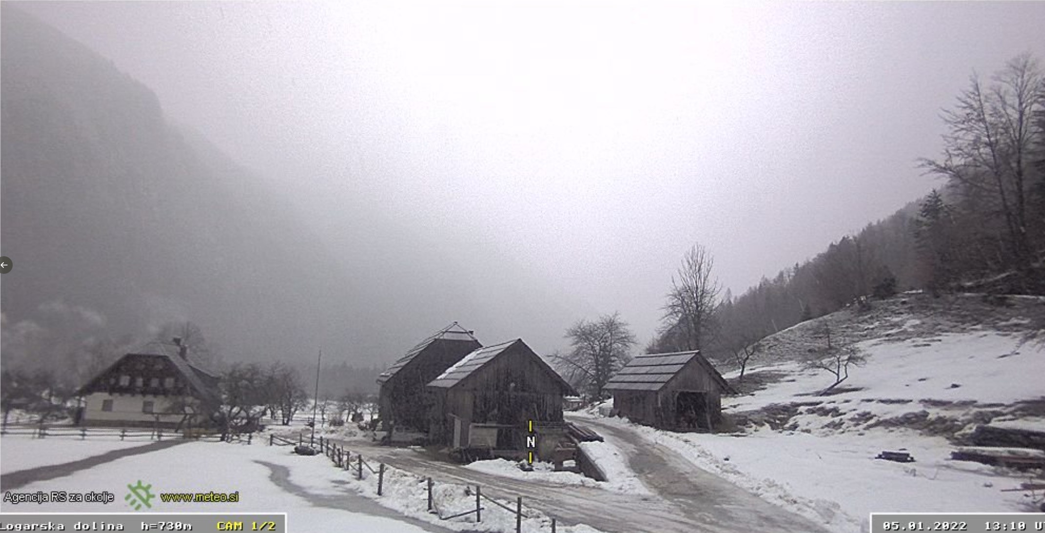 Sneg Logarska dolina