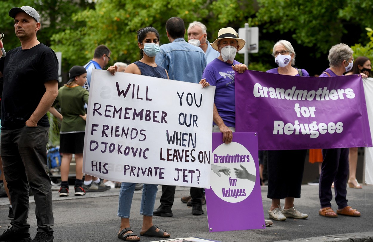 migranti, đoković, hotel