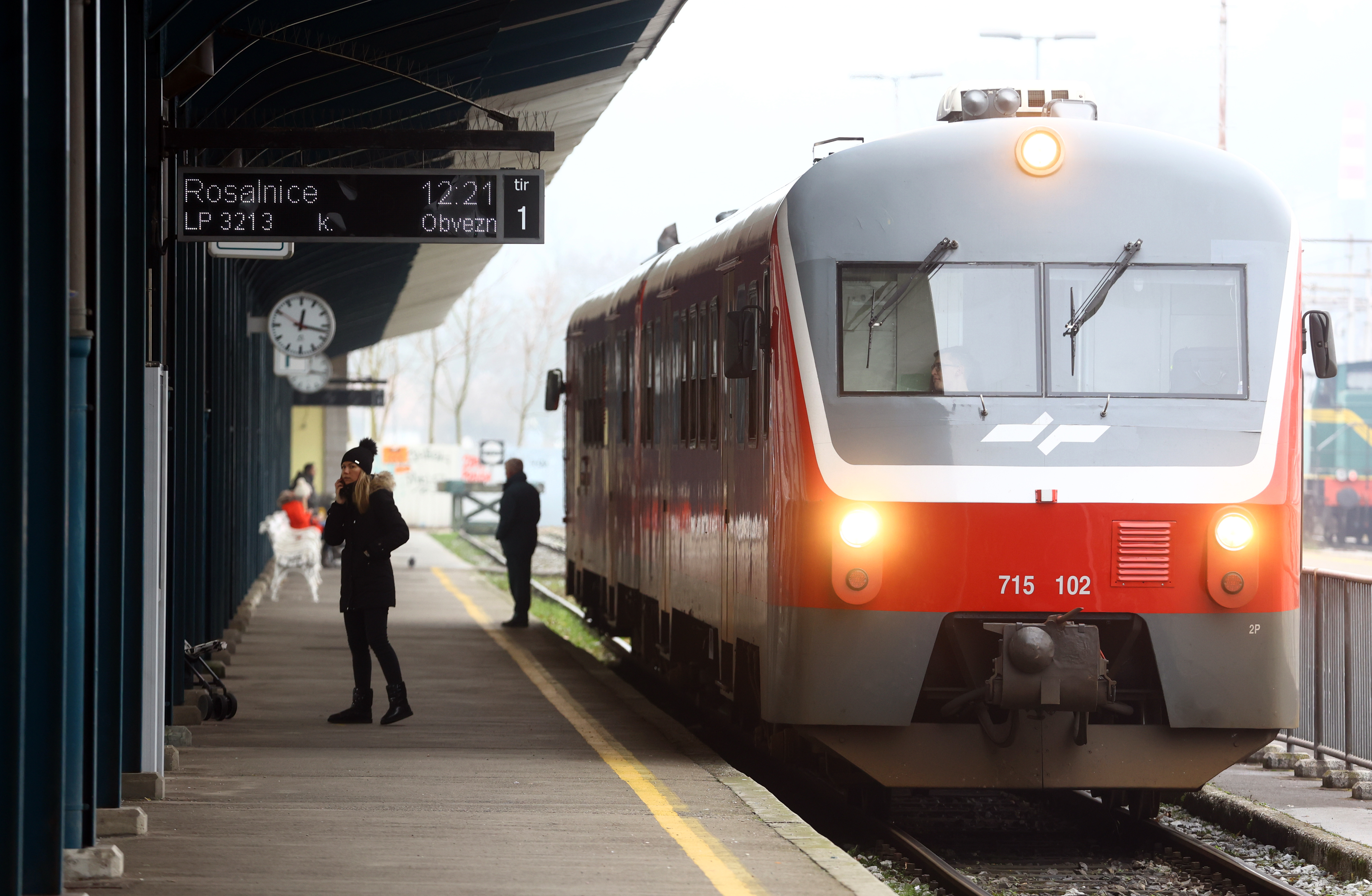 Železniška postaja Ljubljana, vlak