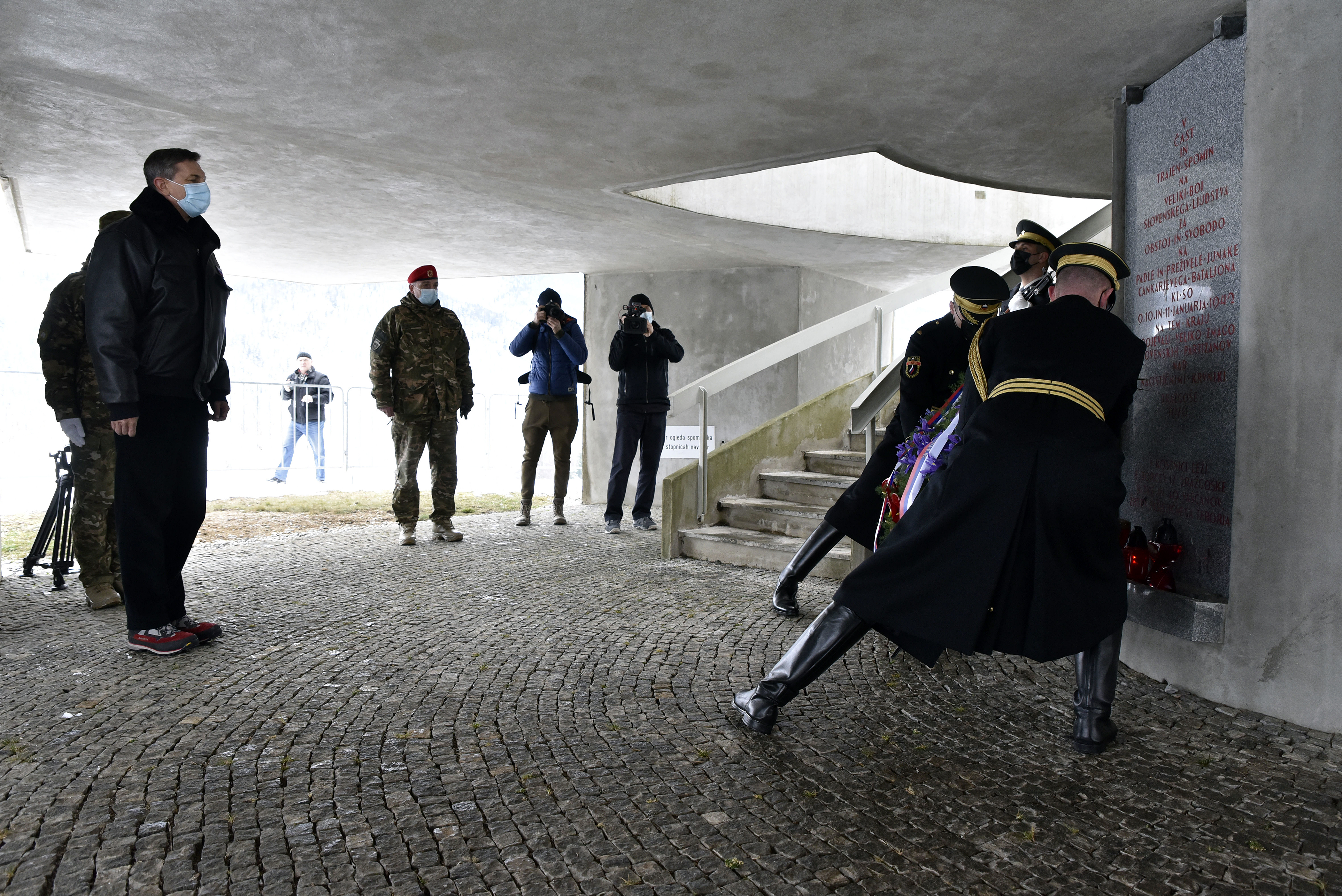 Borut Pahor, Proslava v Dražgošah