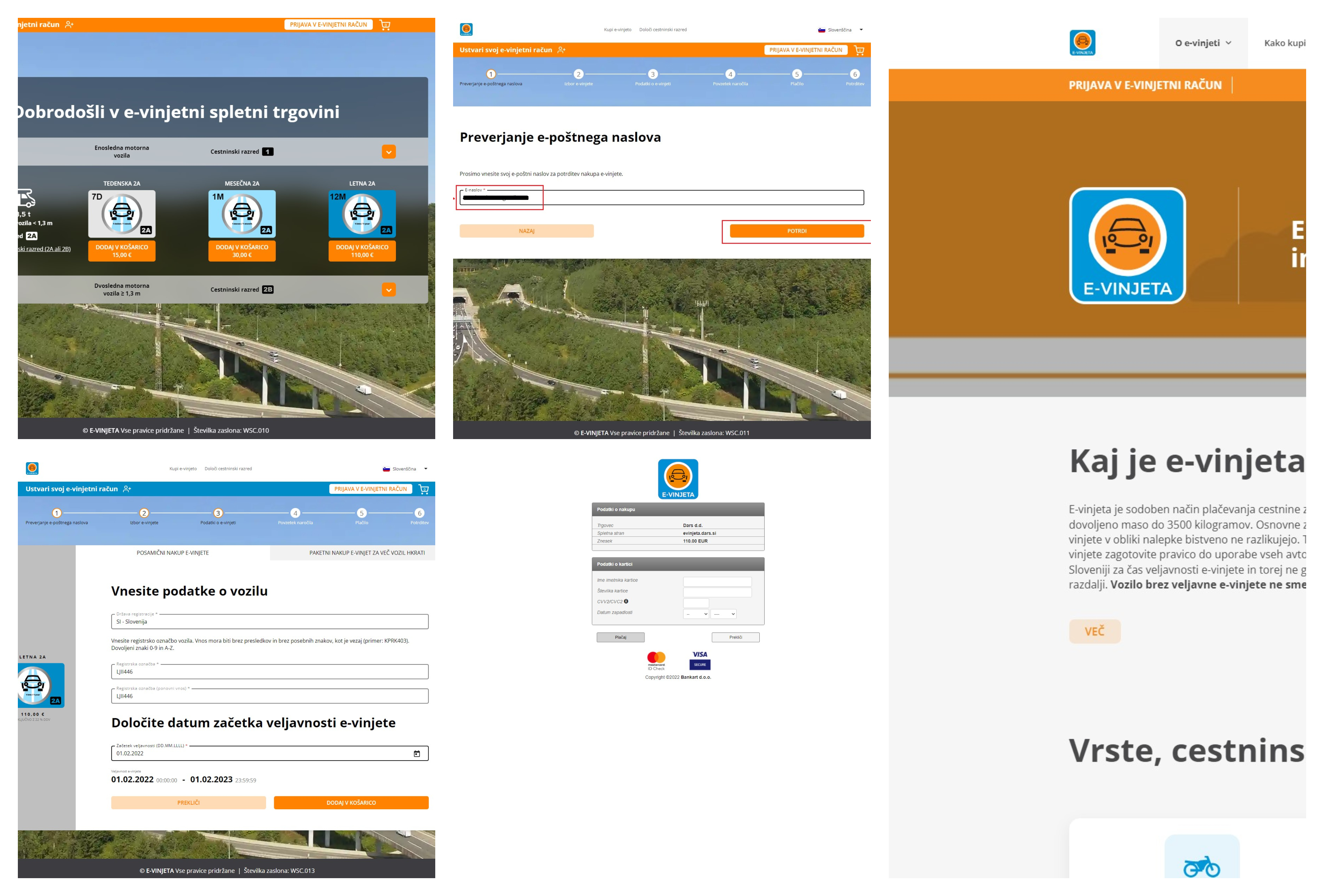 Vinjete kolaž, e-vinjeta