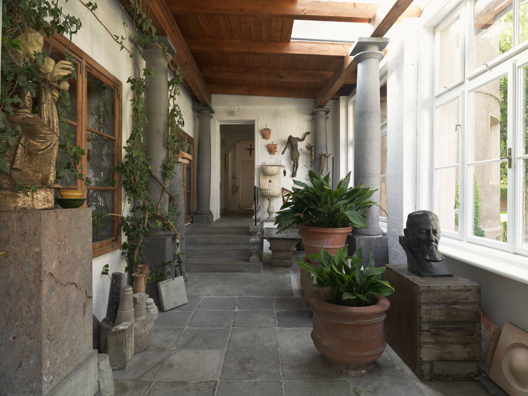 Plečnikova hiša, zimski vrt