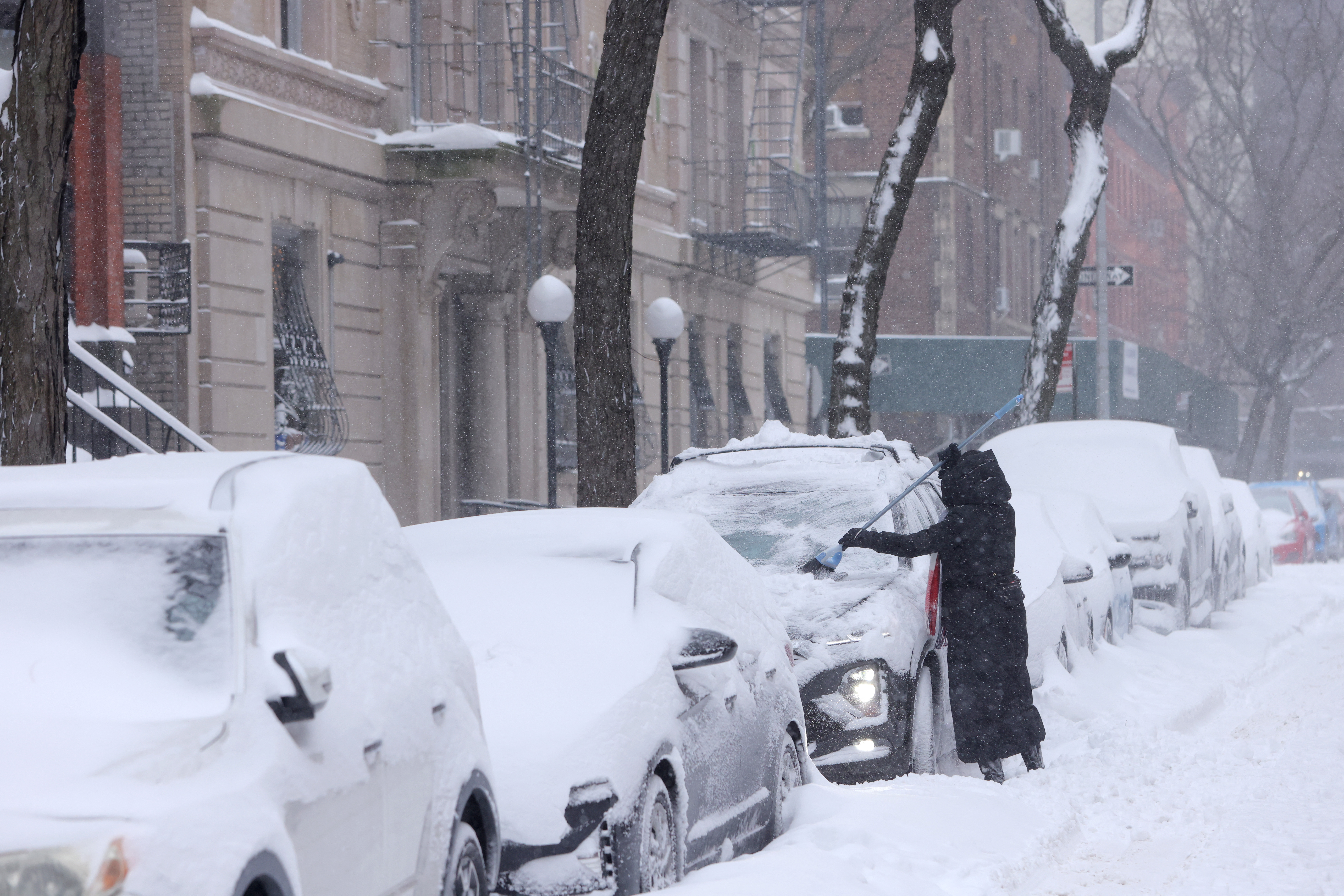 Nor'easter New York, sneg, neurje