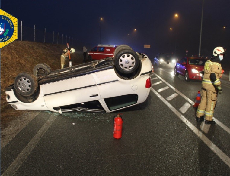 Nesreča med Radovljico in Lescami