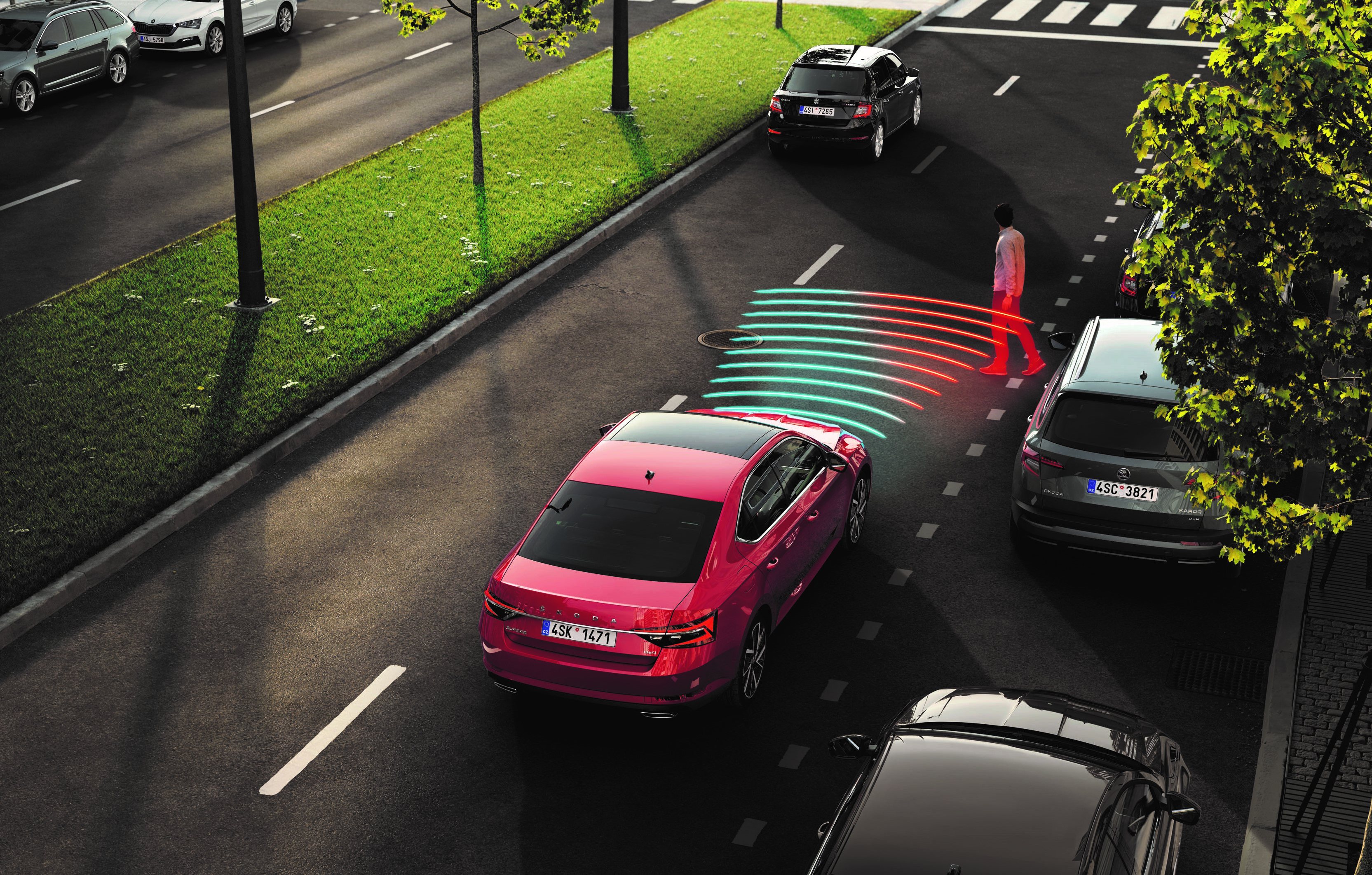 sistem Front assist, asistenčni sistemi, avto