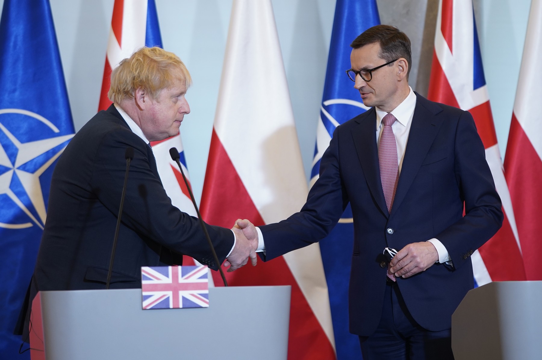 Johnson, Morawiecki