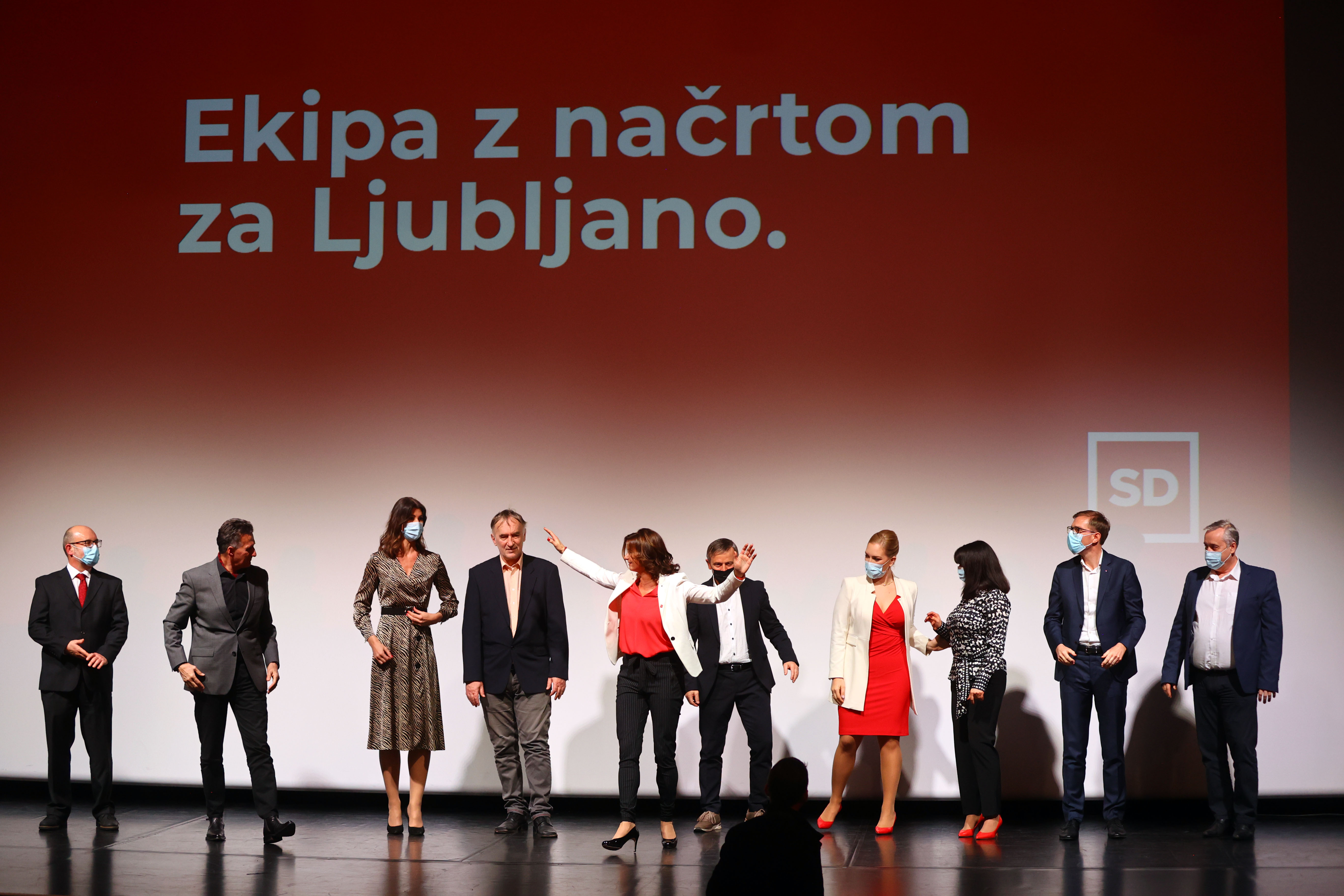 Predstavitev kandidatk in kandidatov stranke SD