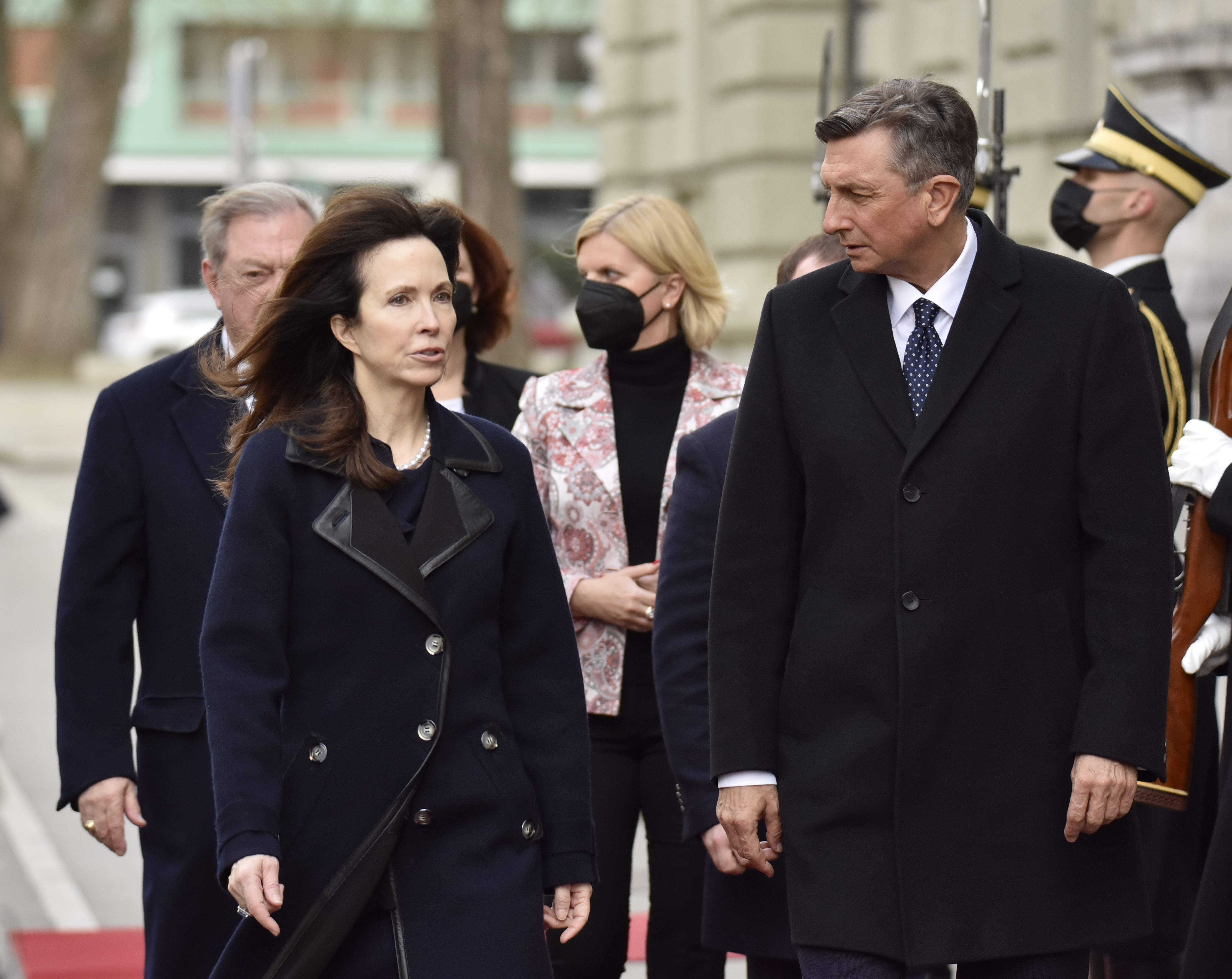 Jamie Lindler Harpootlian, Borut Pahor