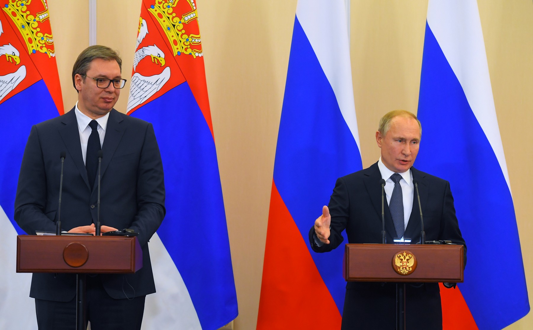 Aleksandar Vučić Vladimir Putin