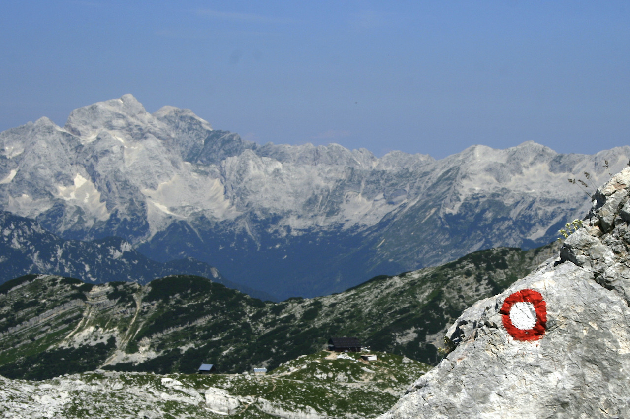 Jalovec, markacija, gore