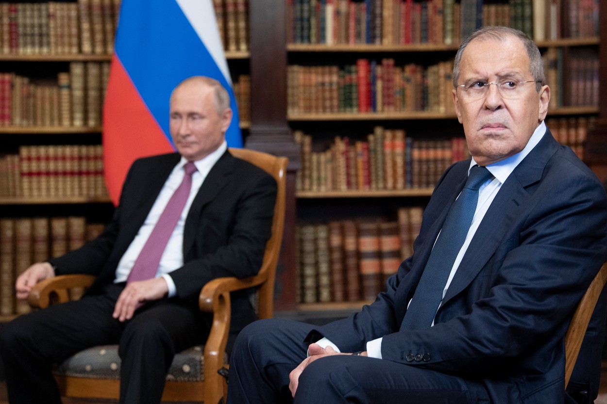 Vladimir Putin in Sergej Lavrov (2)