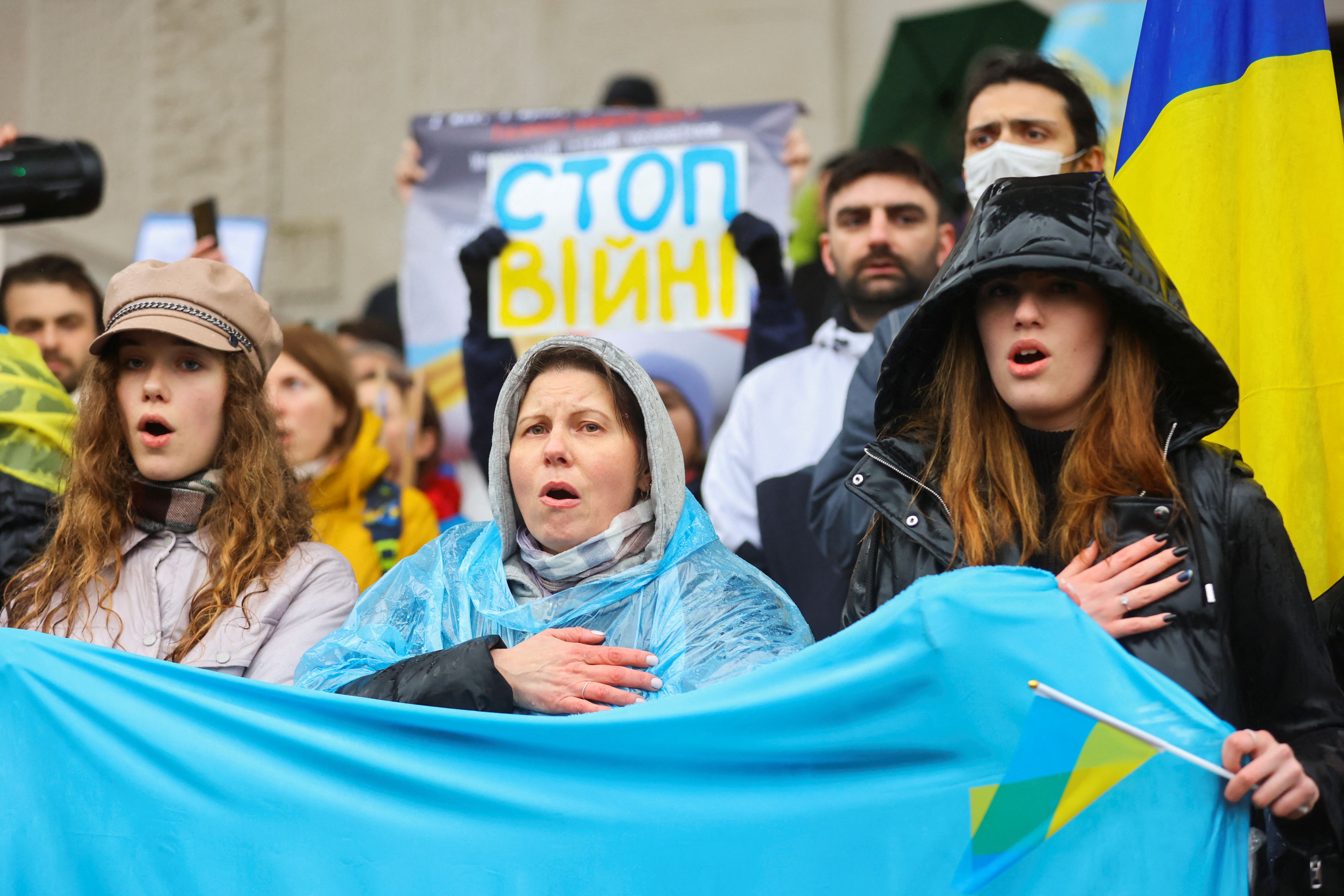 protivojni protesti v Ljubljani/REUTERS/Borut Zivulovic
