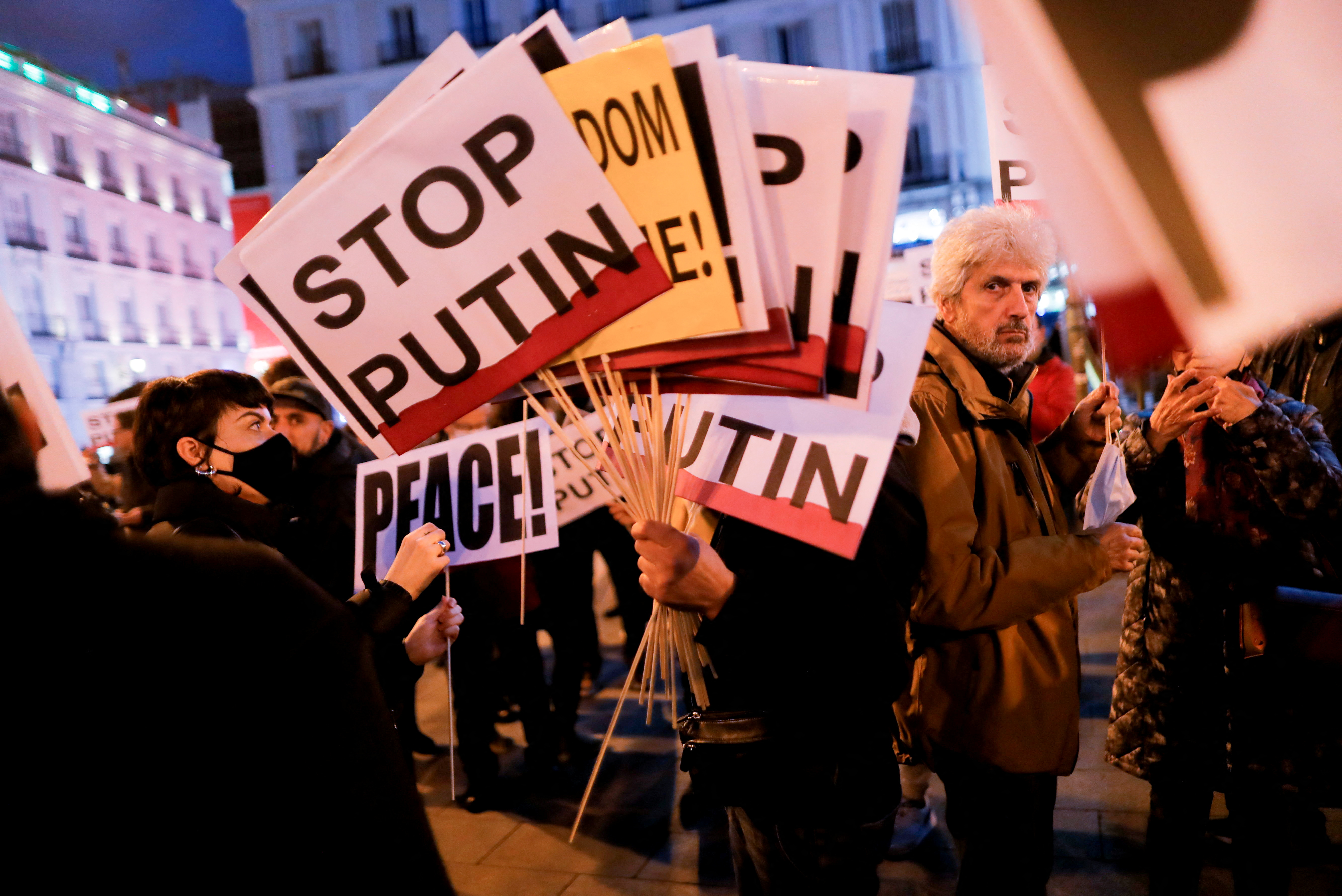 protesti v Madridu/REUTERS/Jon Nazca
