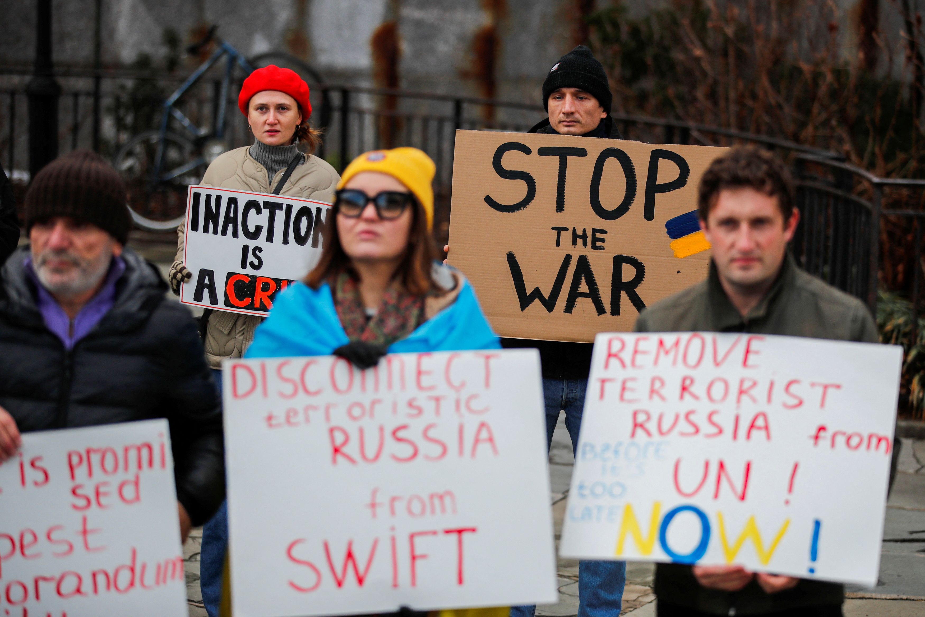 protesti v New Yorku/REUTERS/Eduardo Munoz
