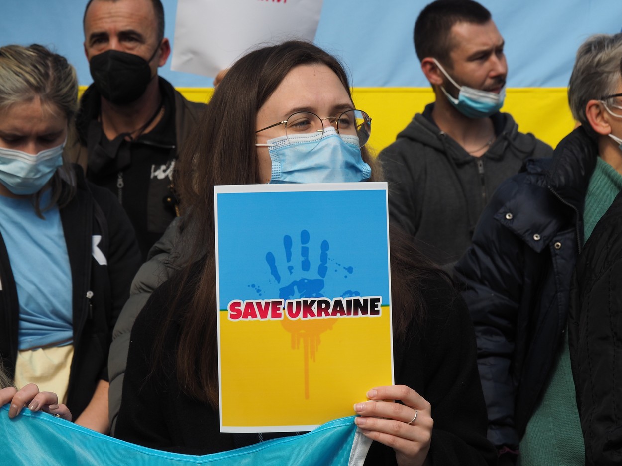 protest, ukrajina, rusija