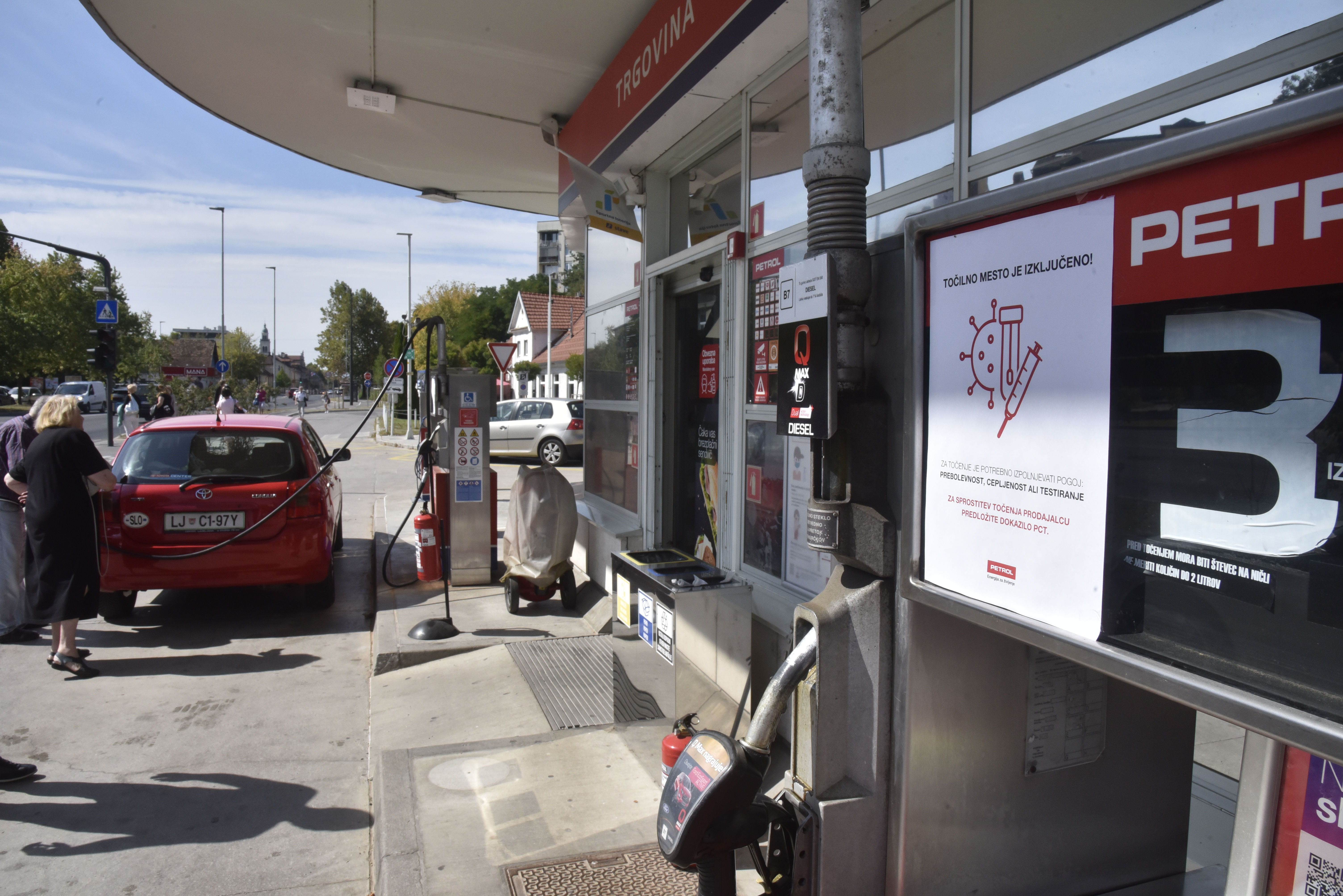 dizel, bencinska postaja