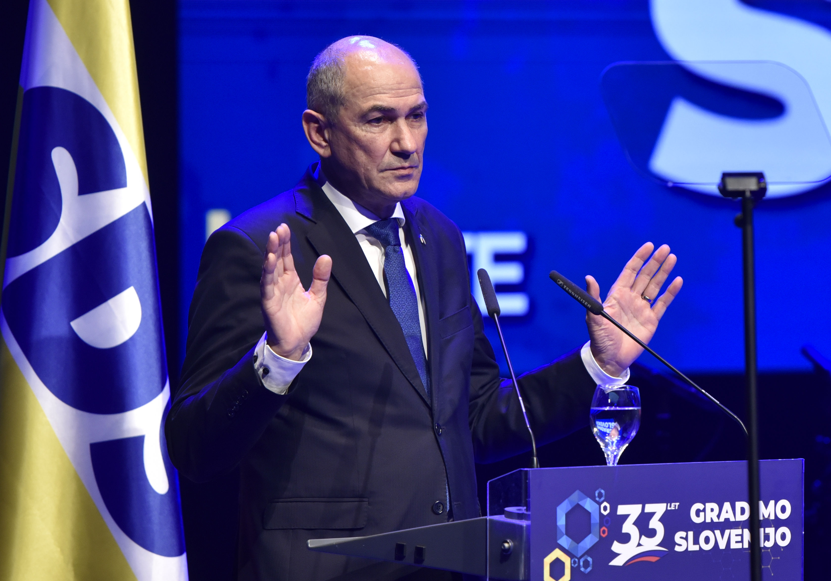 janez janša, sds, slavnostna akademija