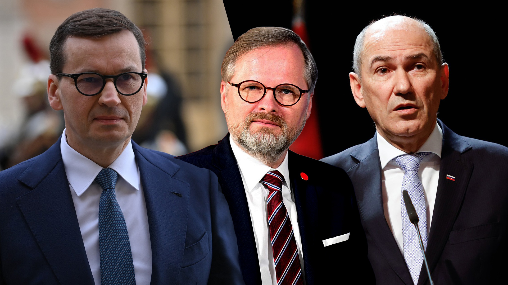 trije premierji, janša, morawietzki, fiala