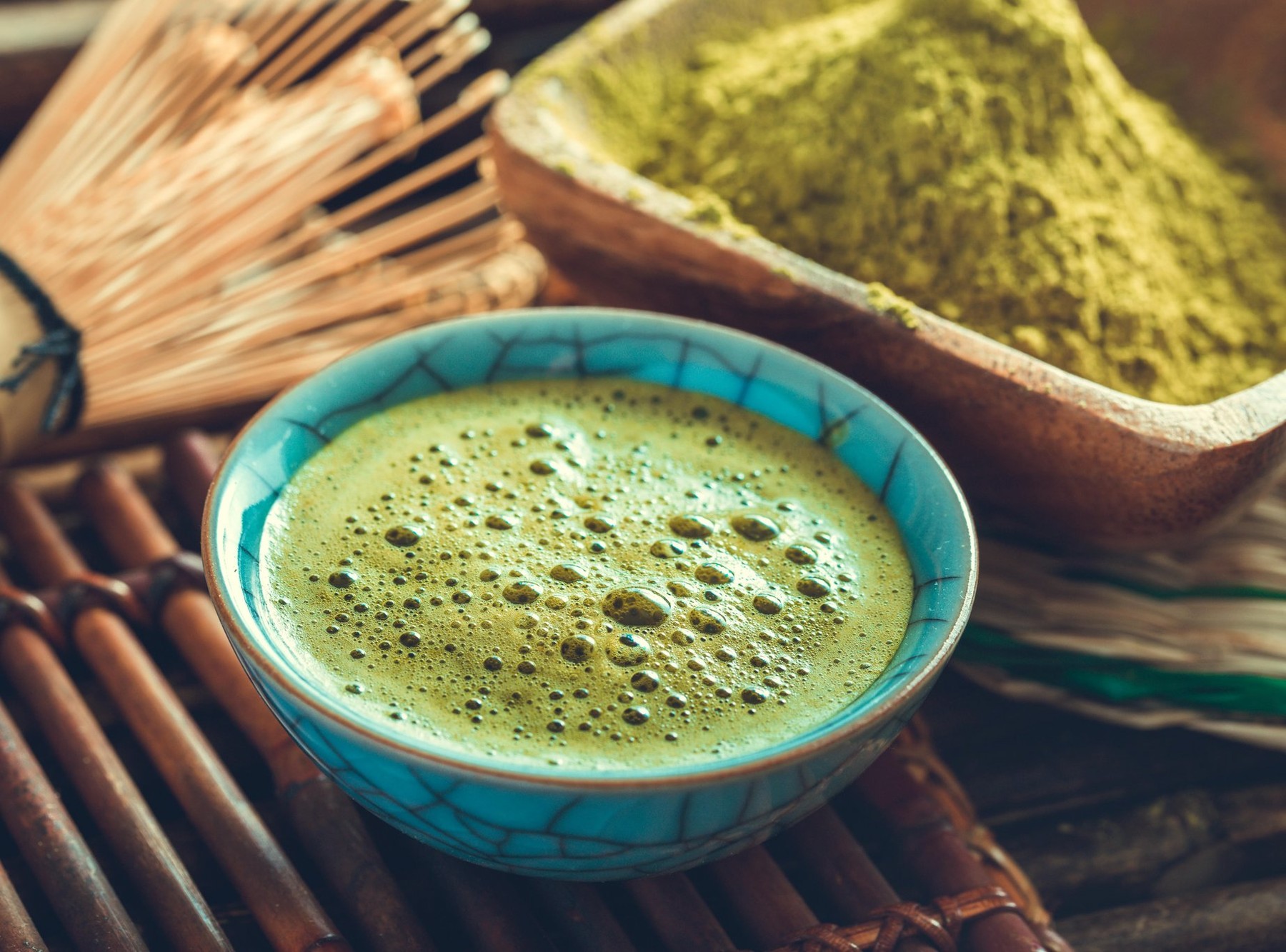 matcha, čaj, zeleni čaj, zeleno, skodelica, prah