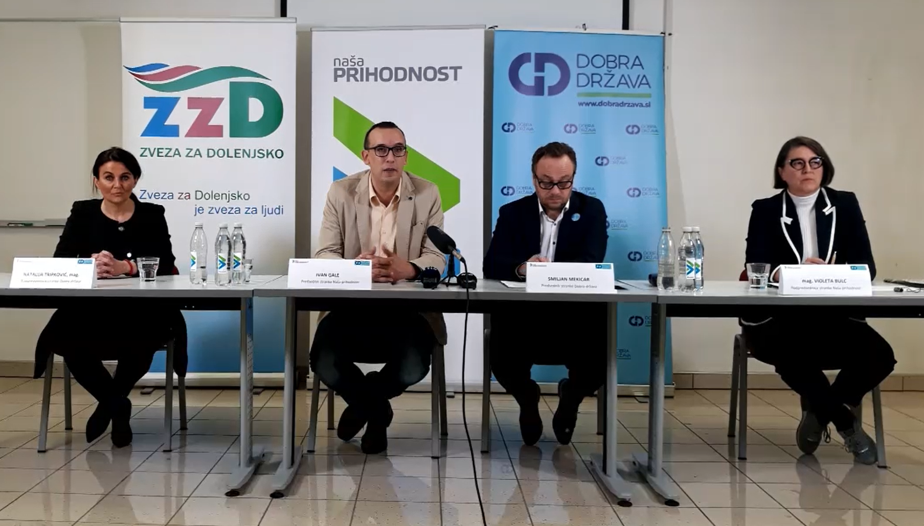 Ivan Gale, Violeta Bulc, Smiljan Mekicar, Naša prihodnost, Dobra država