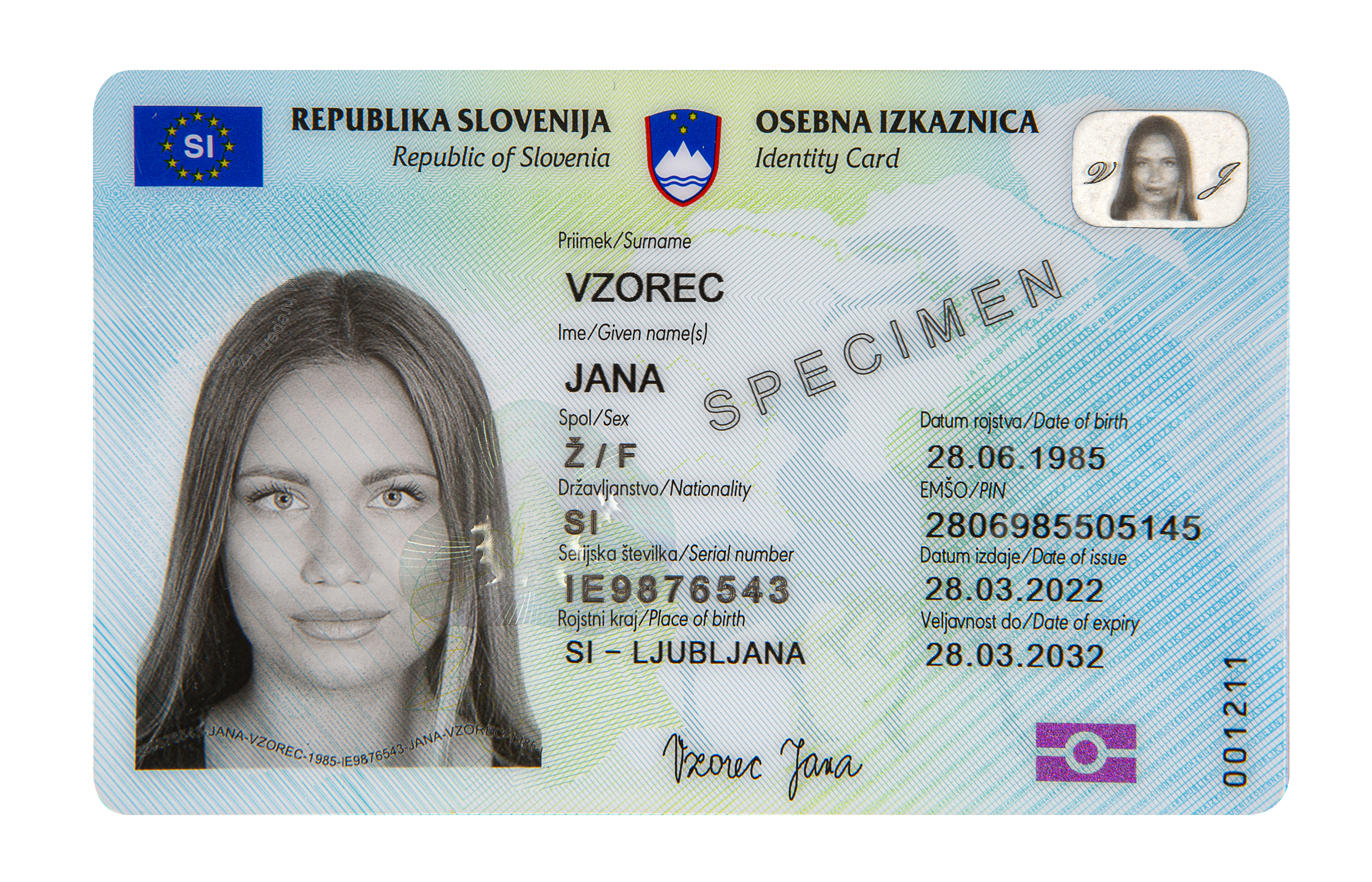 biometrična osebna izkaznica