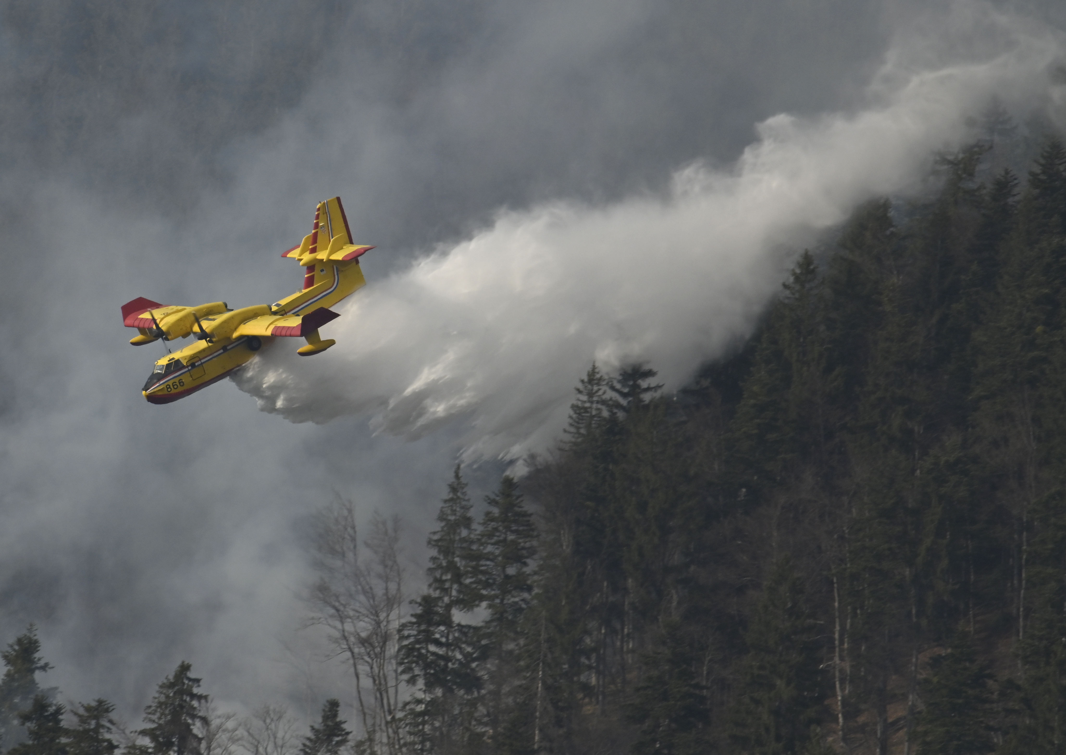 Požar nad Potočami