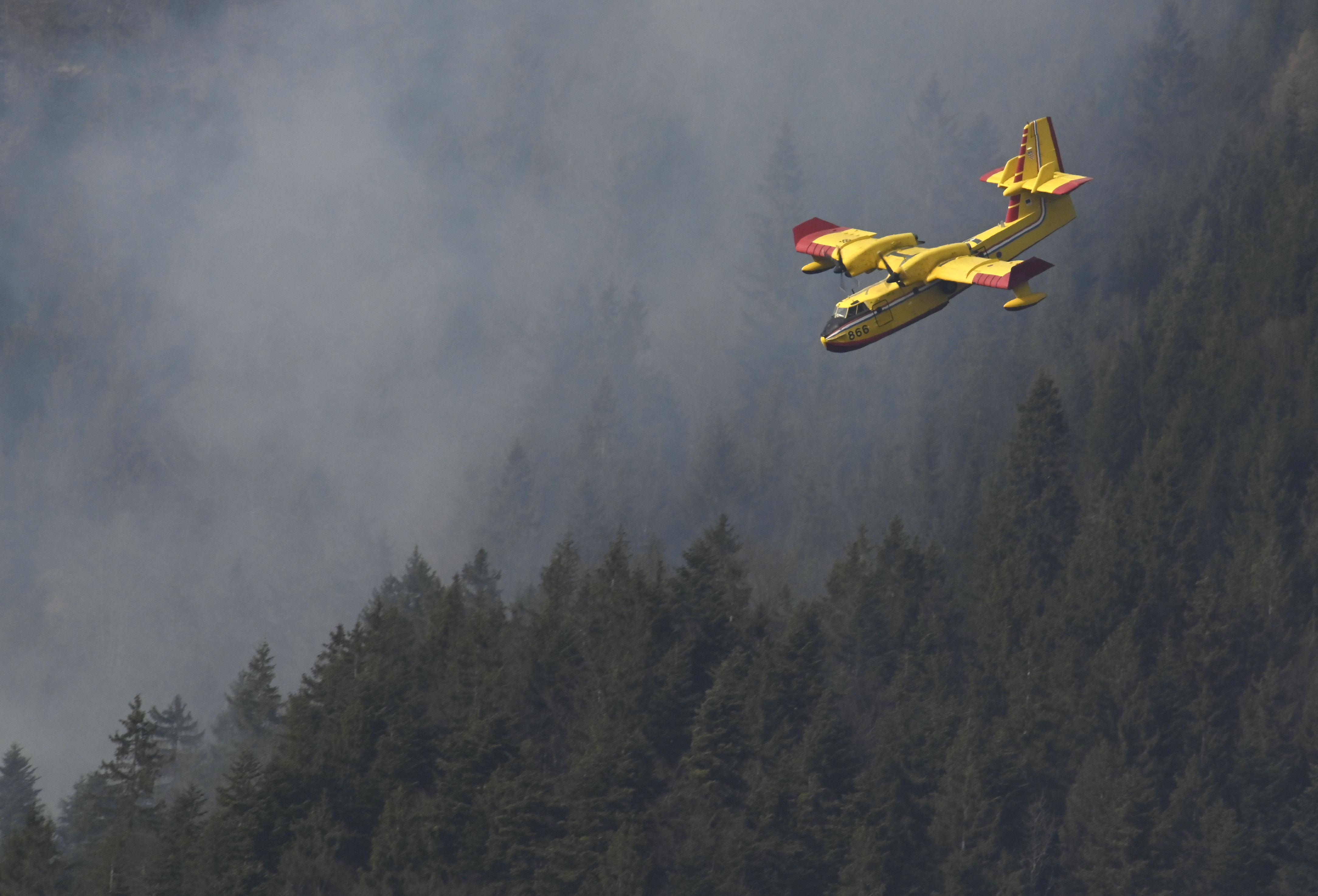 Požar nad Potočami