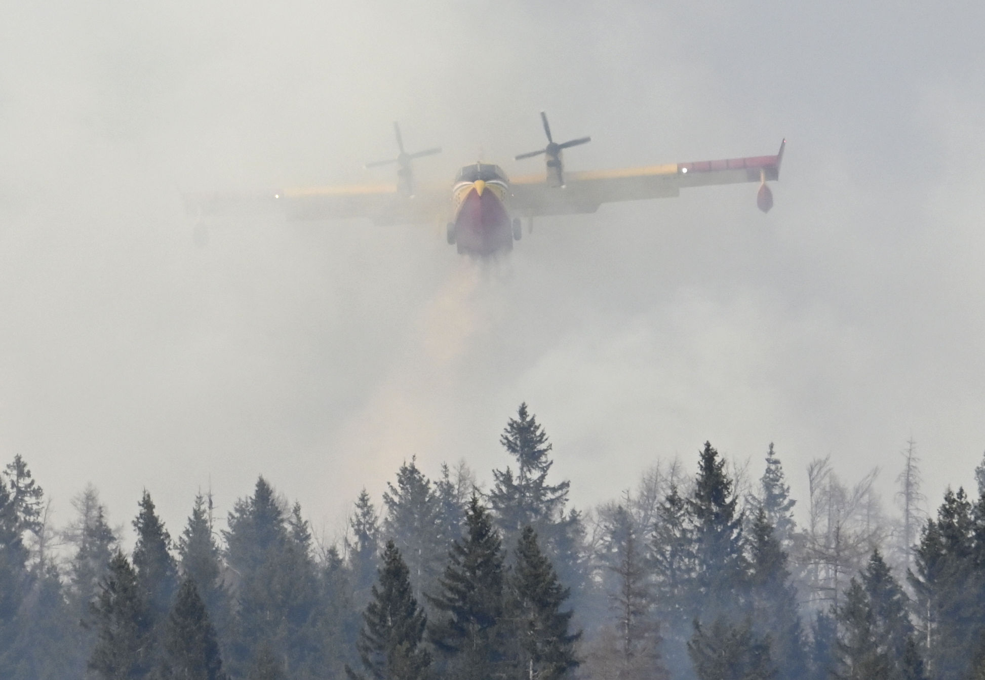 Požar nad Potočami