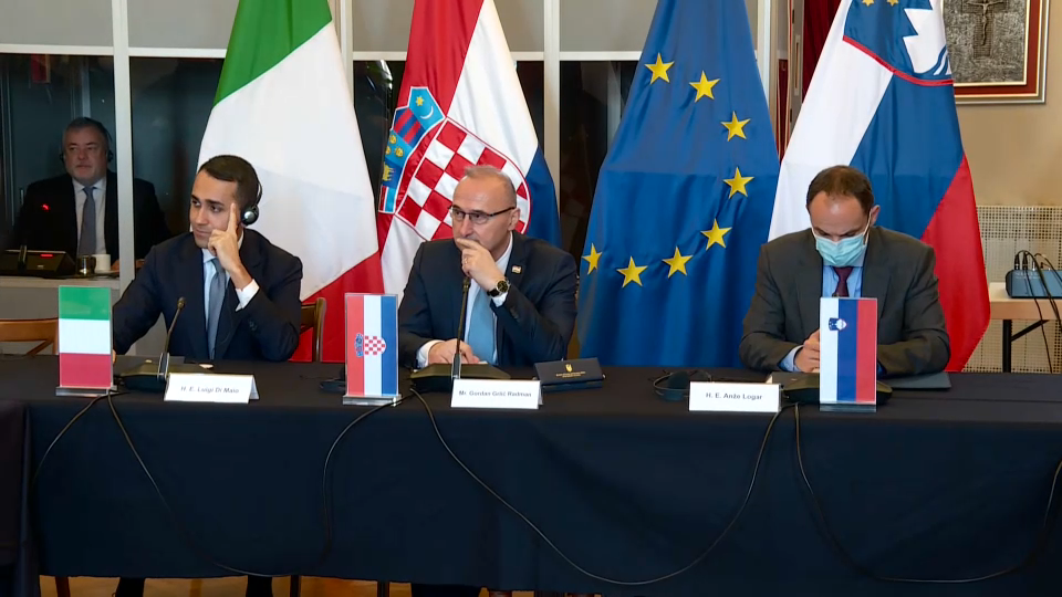 trilaterala, zunanji ministri, logar, grlić