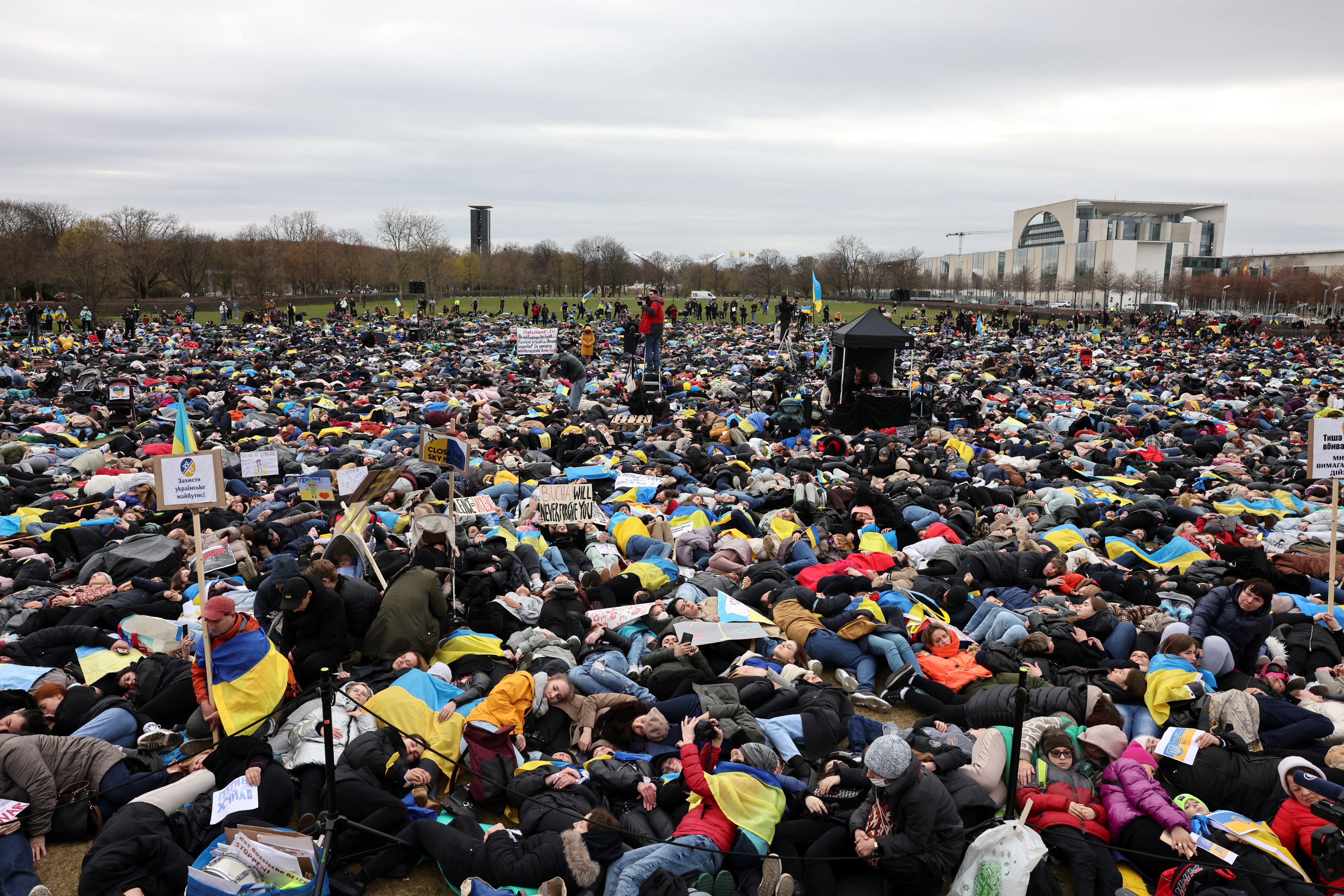 protest, vojna v Ukrajini, Berlin