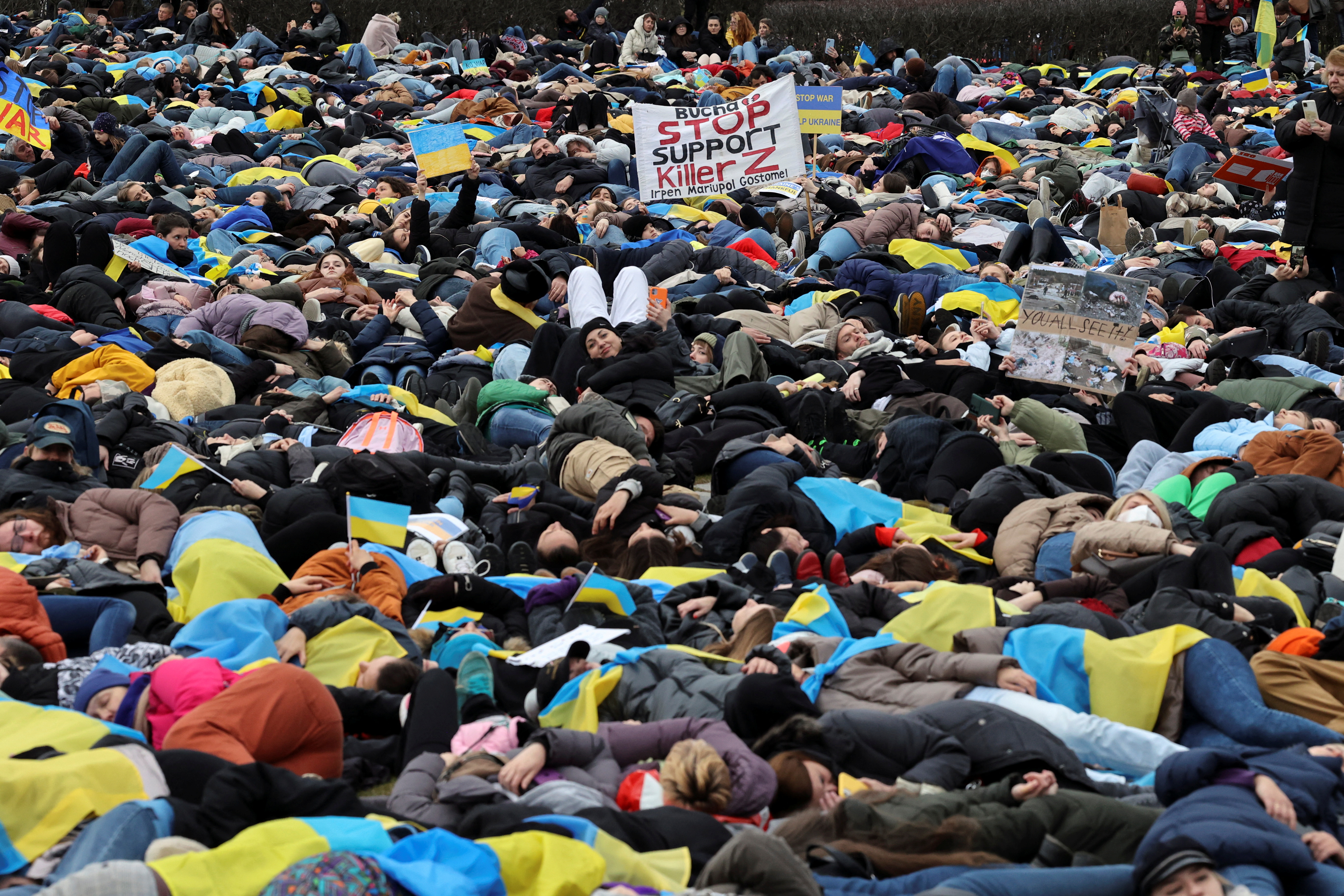 protest, vojna v Ukrajini, Berlin