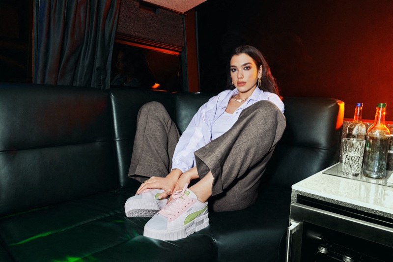 Dua Lipa, puma, mayze superge