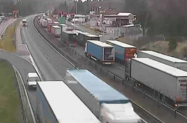 Zastoj, primorska avtocesta