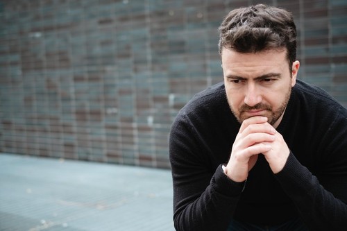 moški, negativno, stena