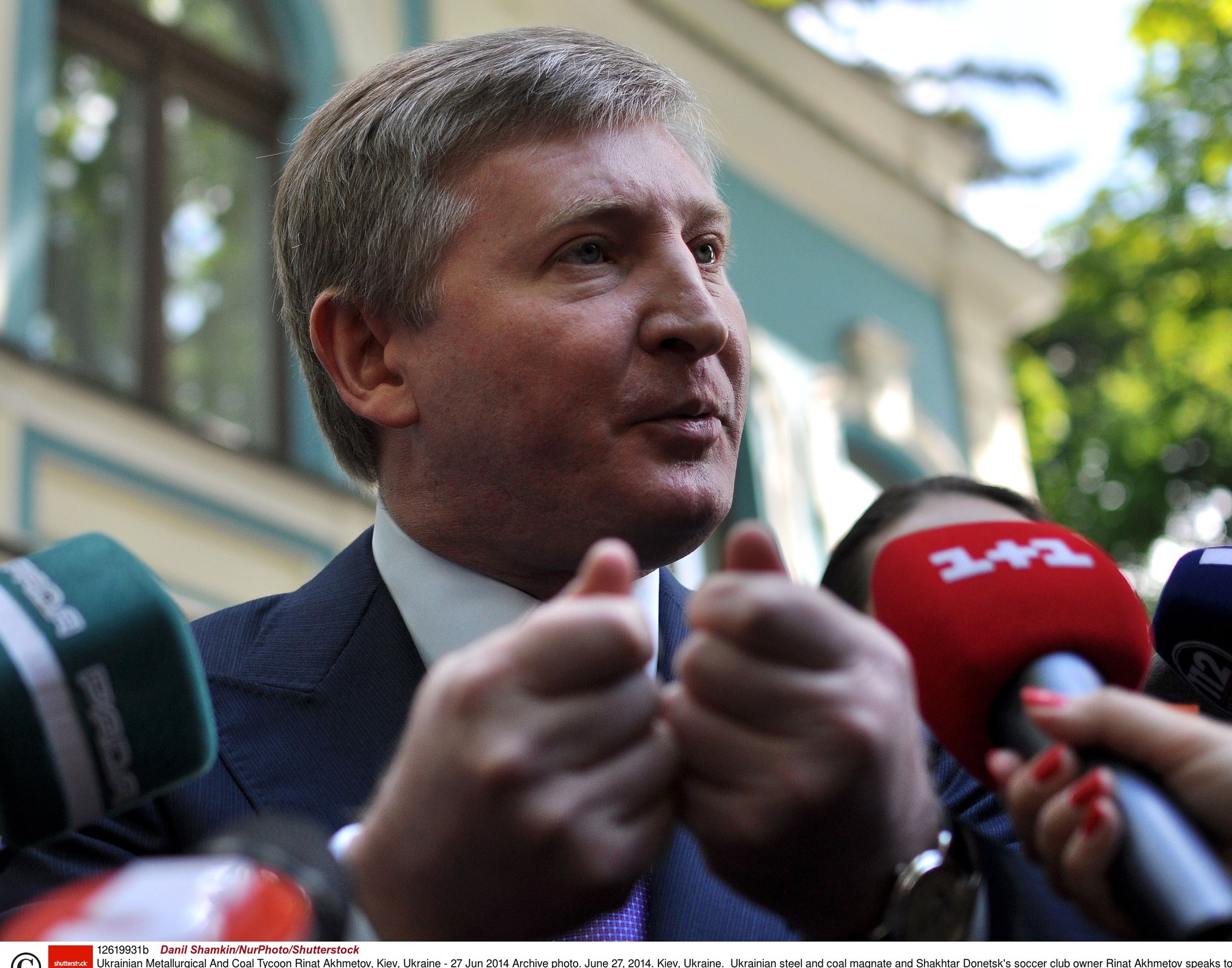 Ukrainian Metallurgical And Coal Tycoon Rinat Akhmetov, Kiev, Ukraine - 27 Jun 2014