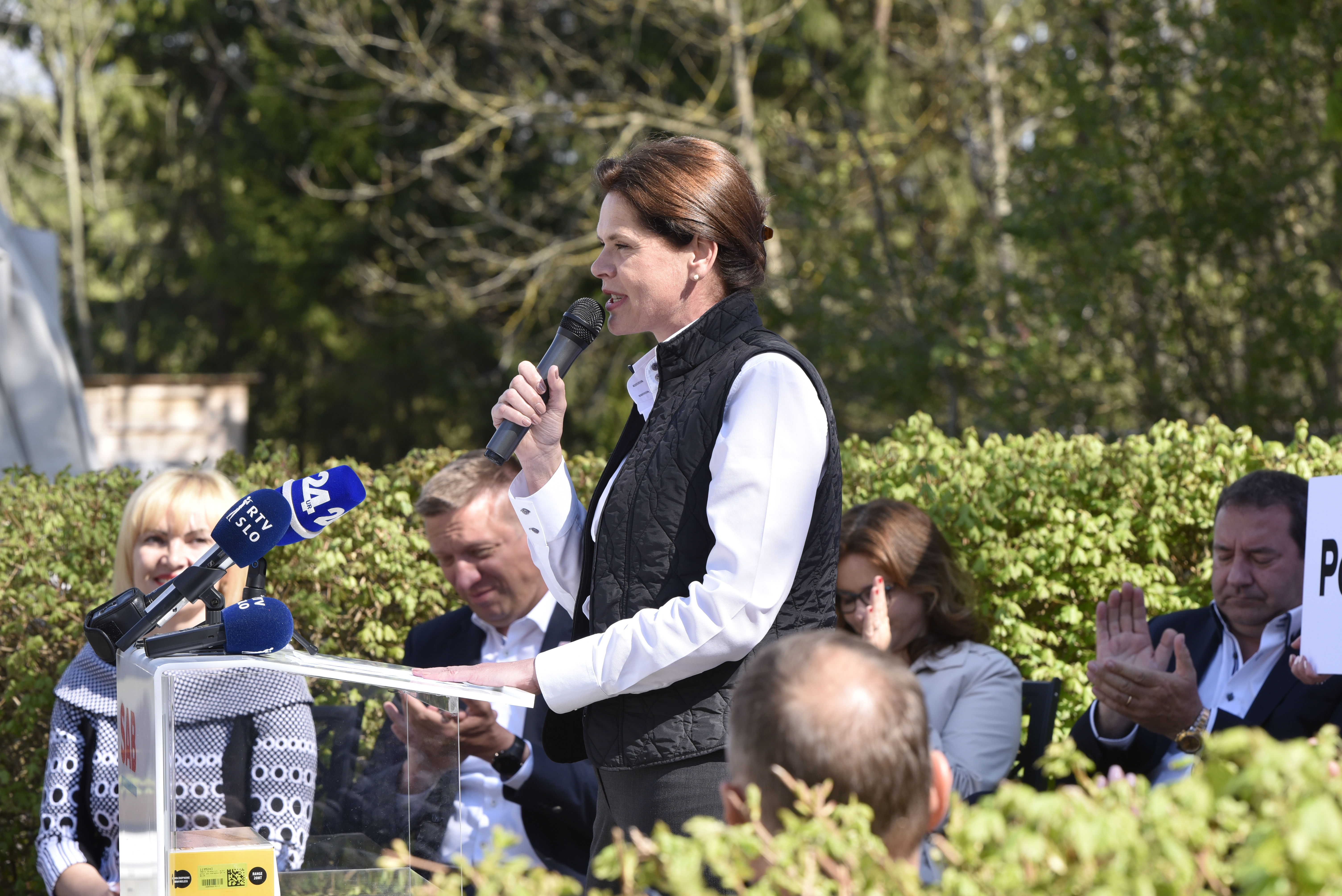 Stranka SAB predstavitev ekipe parlamentarne volitve