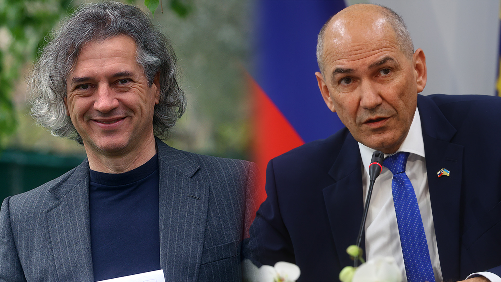 Robert Golob, Janez Janša